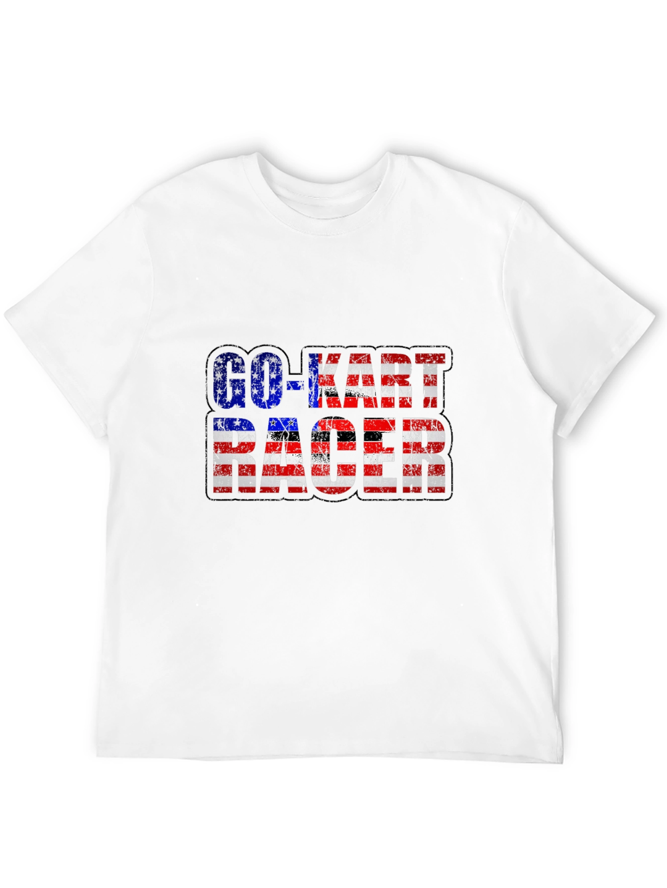 Go-Kart Racer Patriotic T-Shirt