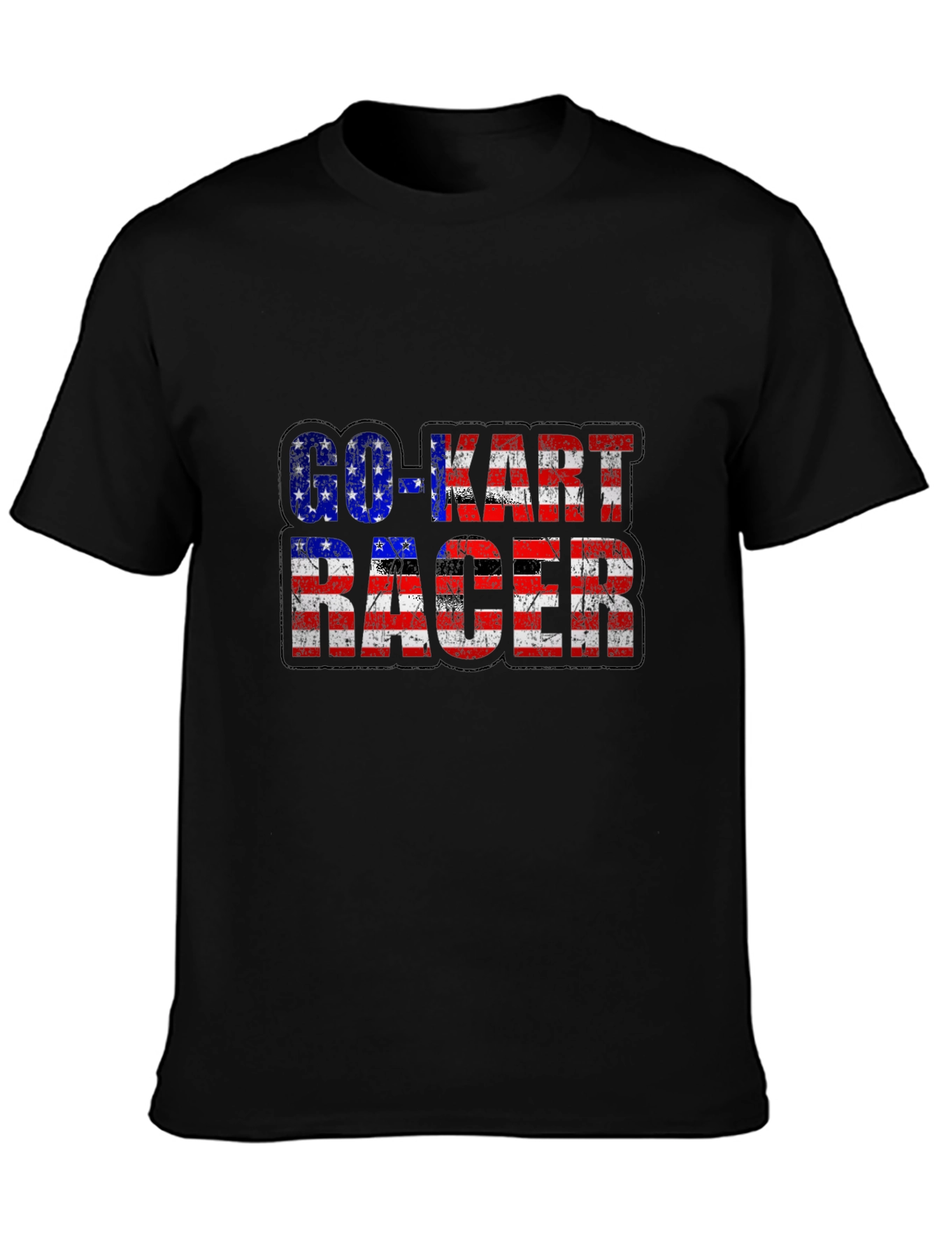 Go-Kart Racer Patriotic T-Shirt