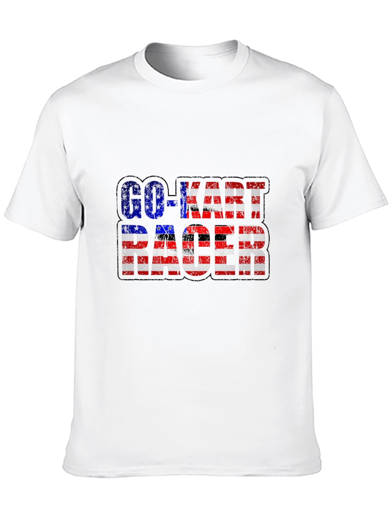 Go-Kart Racer Patriotic T-Shirt