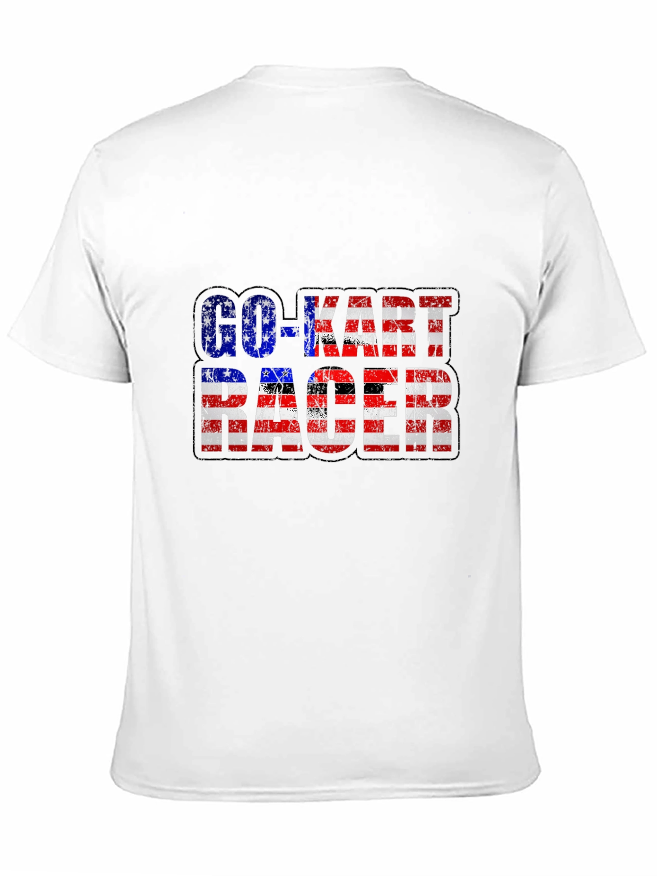 Go-Kart Racer Patriotic T-Shirt