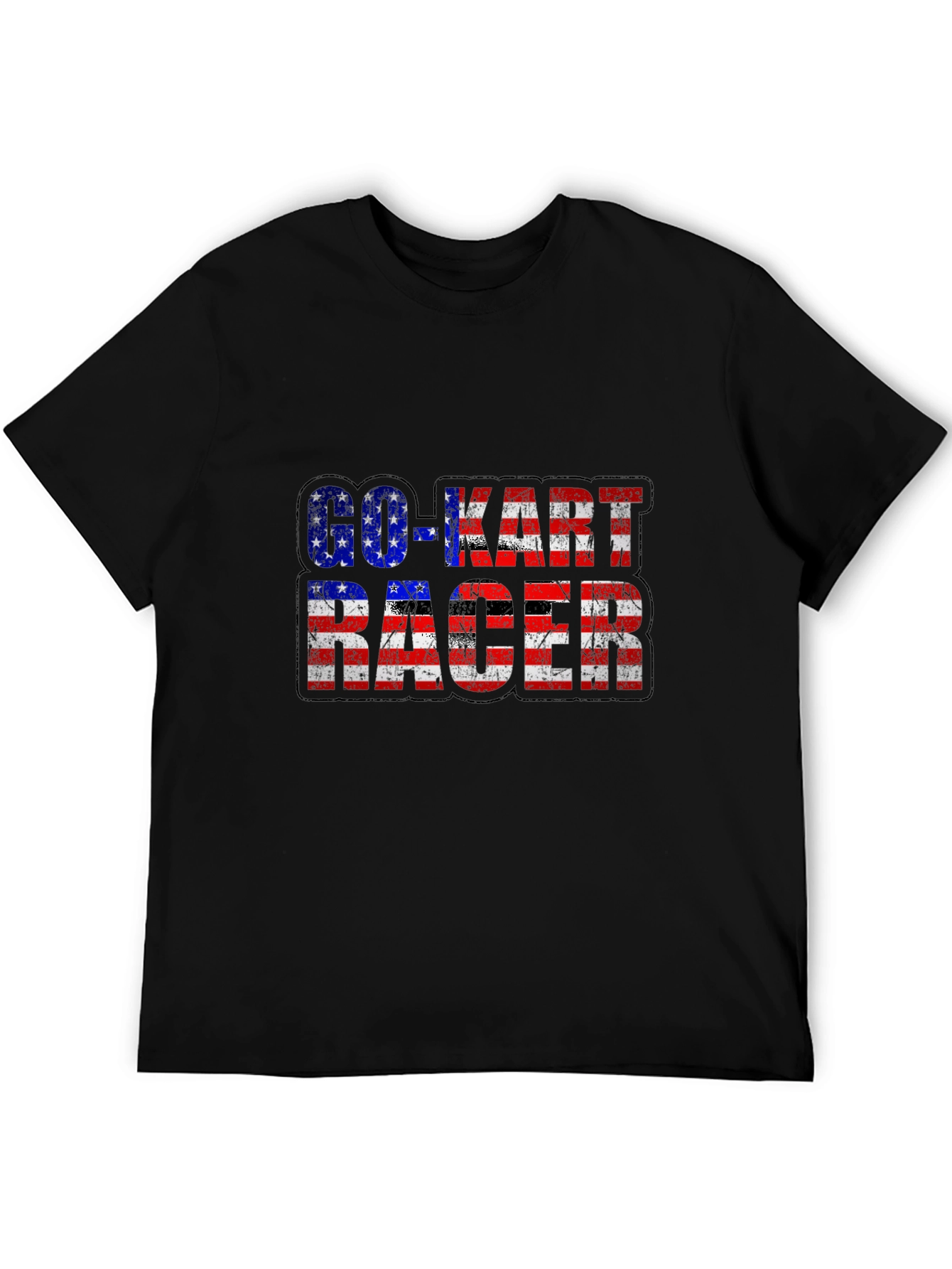 Go-Kart Racer Patriotic T-Shirt