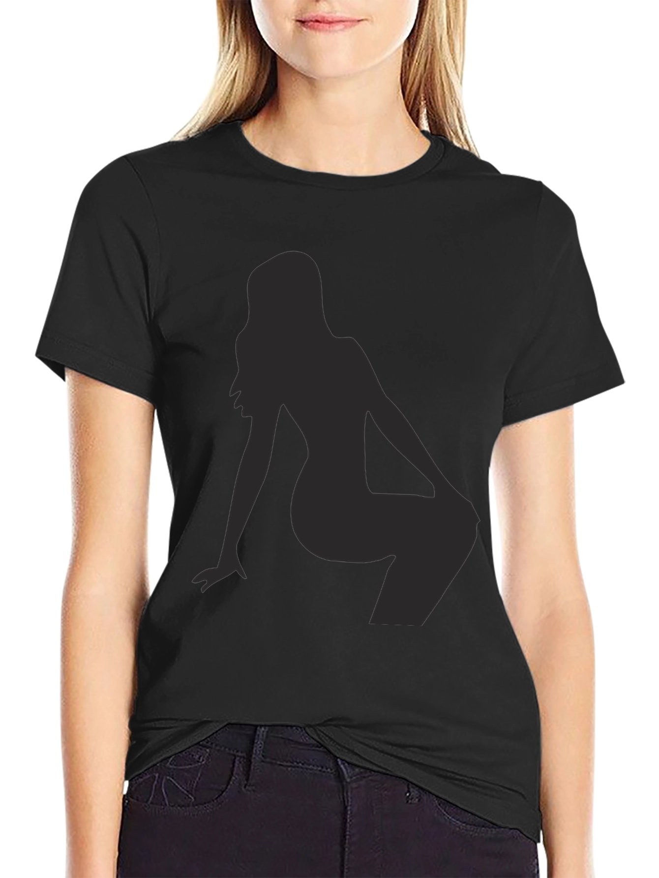 Silhouette Graphic Tee - Modern Minimalist Design