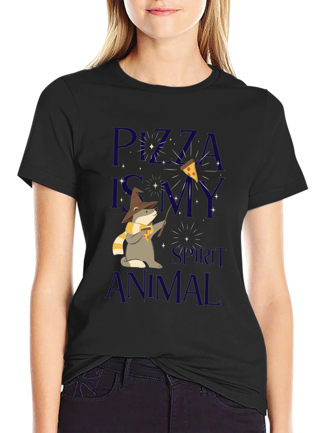 Pizza Wizard Spirit Animal T-Shirt
