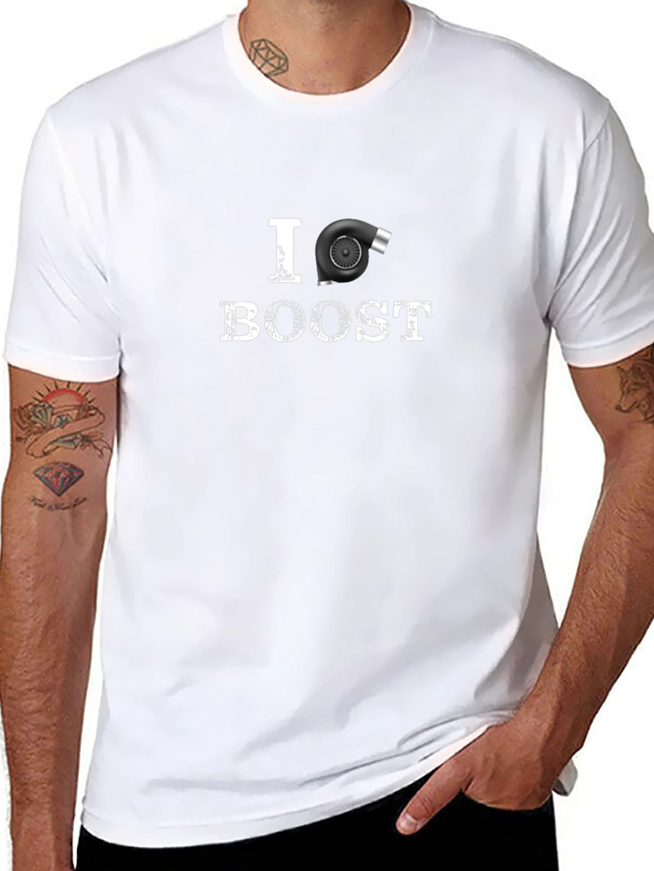 I Love Boost T-Shirt - Automotive Enthusiast Tee