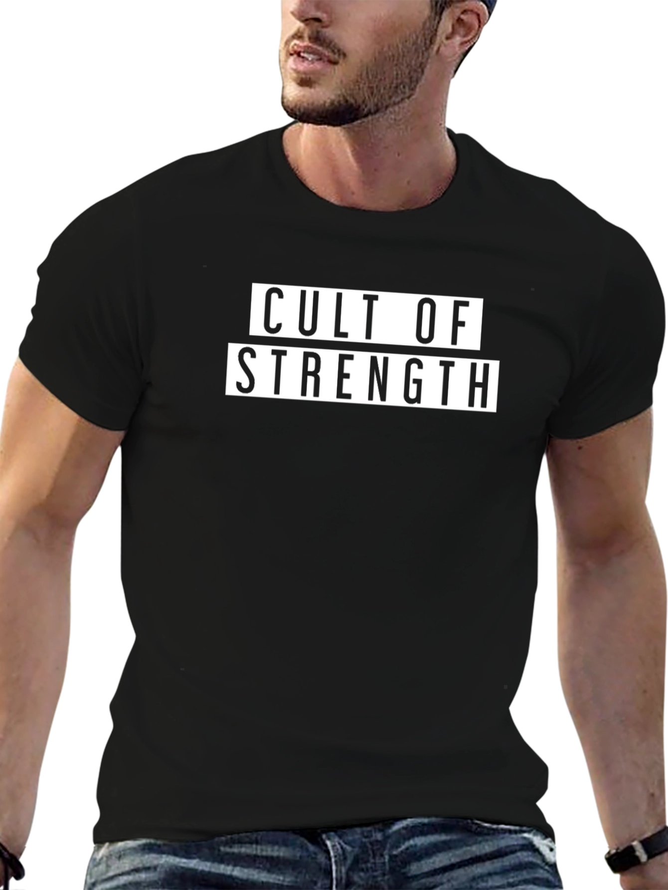 Cult of Strength Graphic Tee - Black