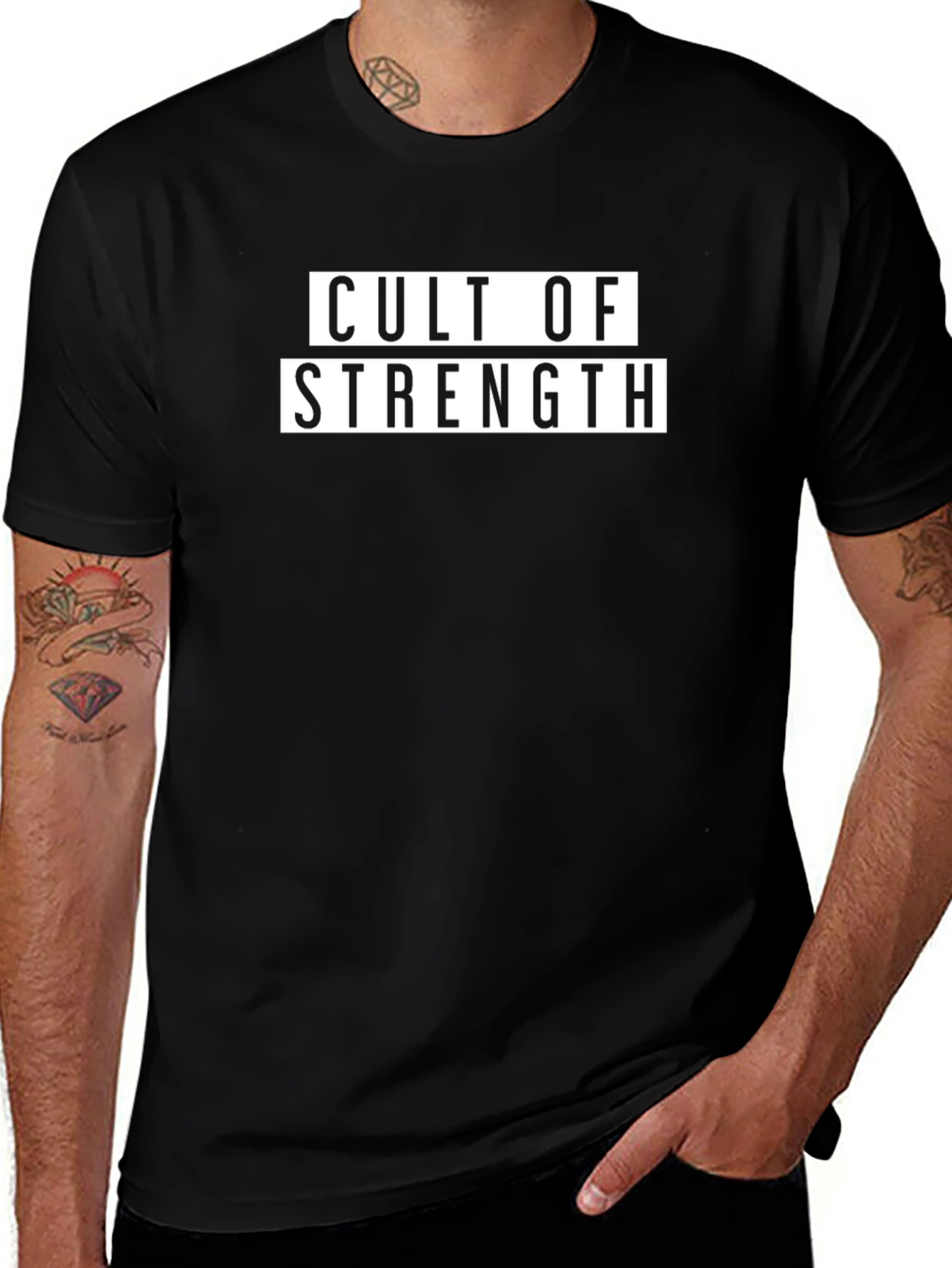 Cult of Strength Graphic Tee - Black
