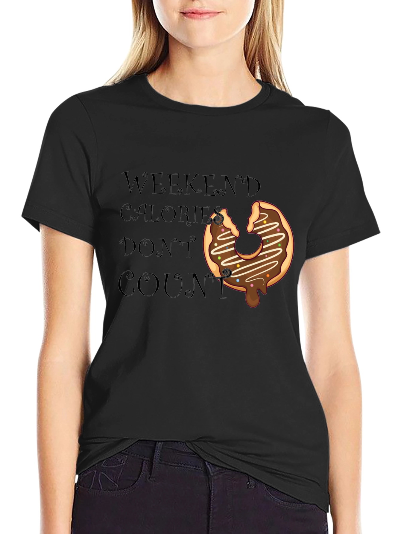 Weekend Calorie Donut Graphic Tee