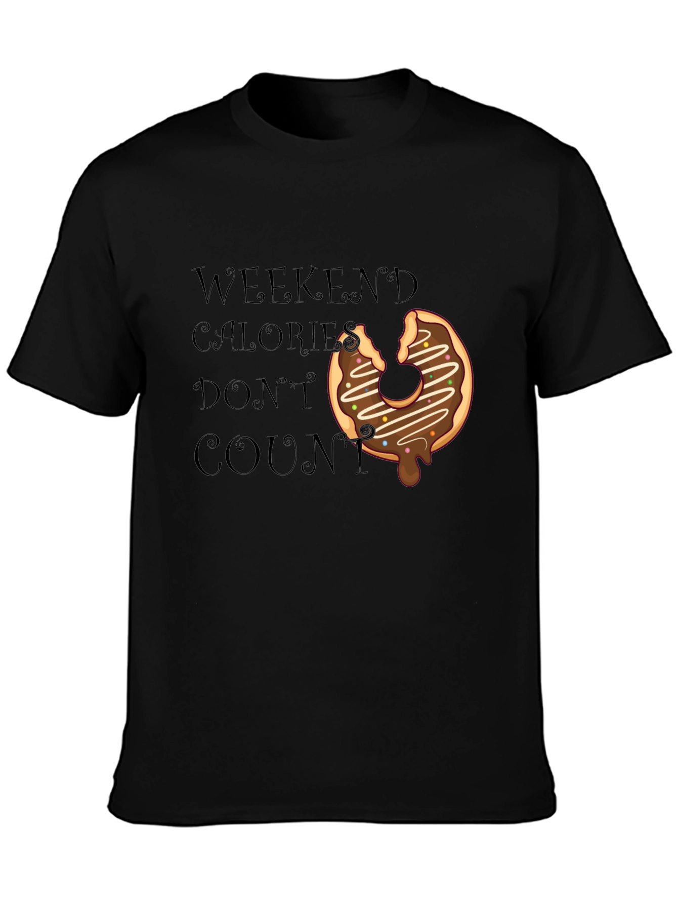 Weekend Calorie Donut Graphic Tee