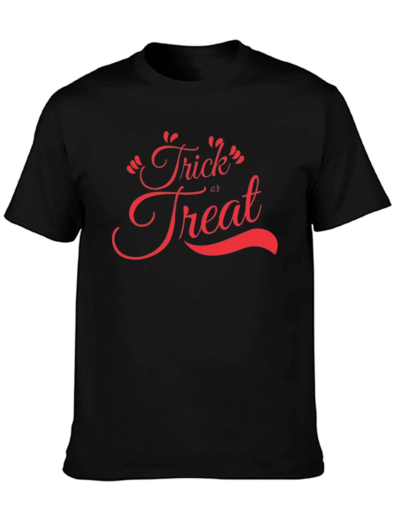 Trick or Treat Halloween Black T-Shirt