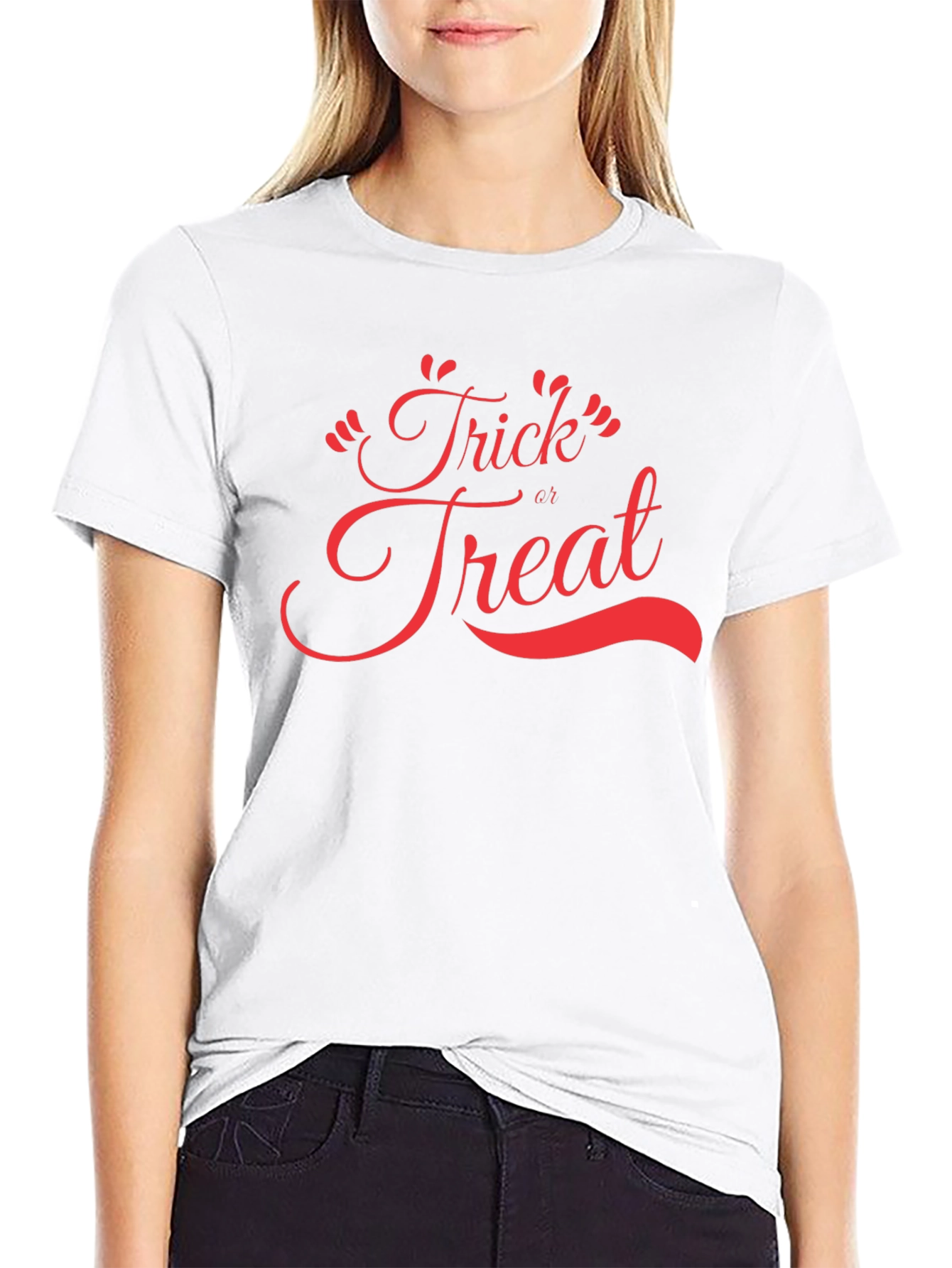 Trick or Treat Halloween Black T-Shirt