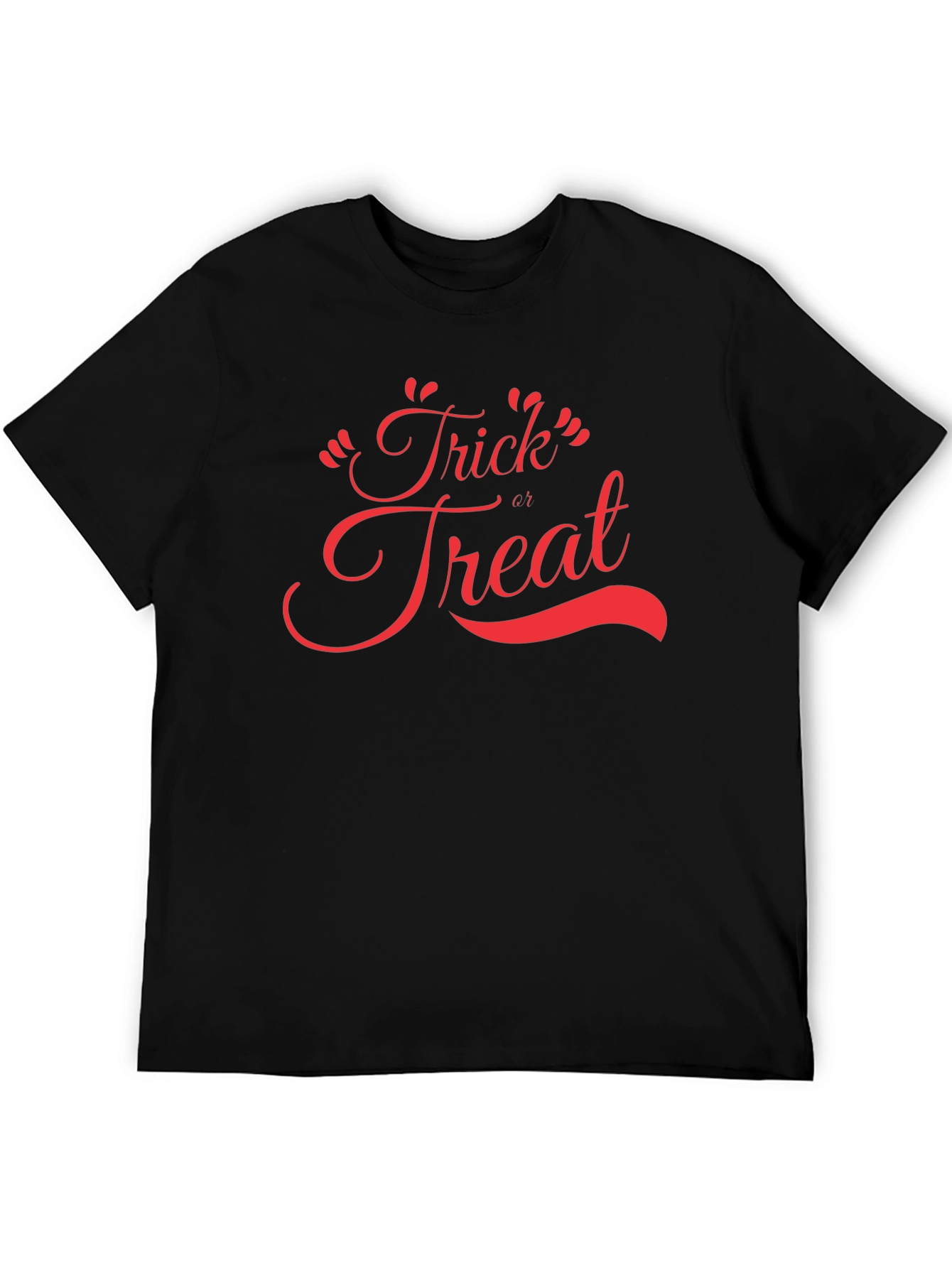 Trick or Treat Halloween Black T-Shirt