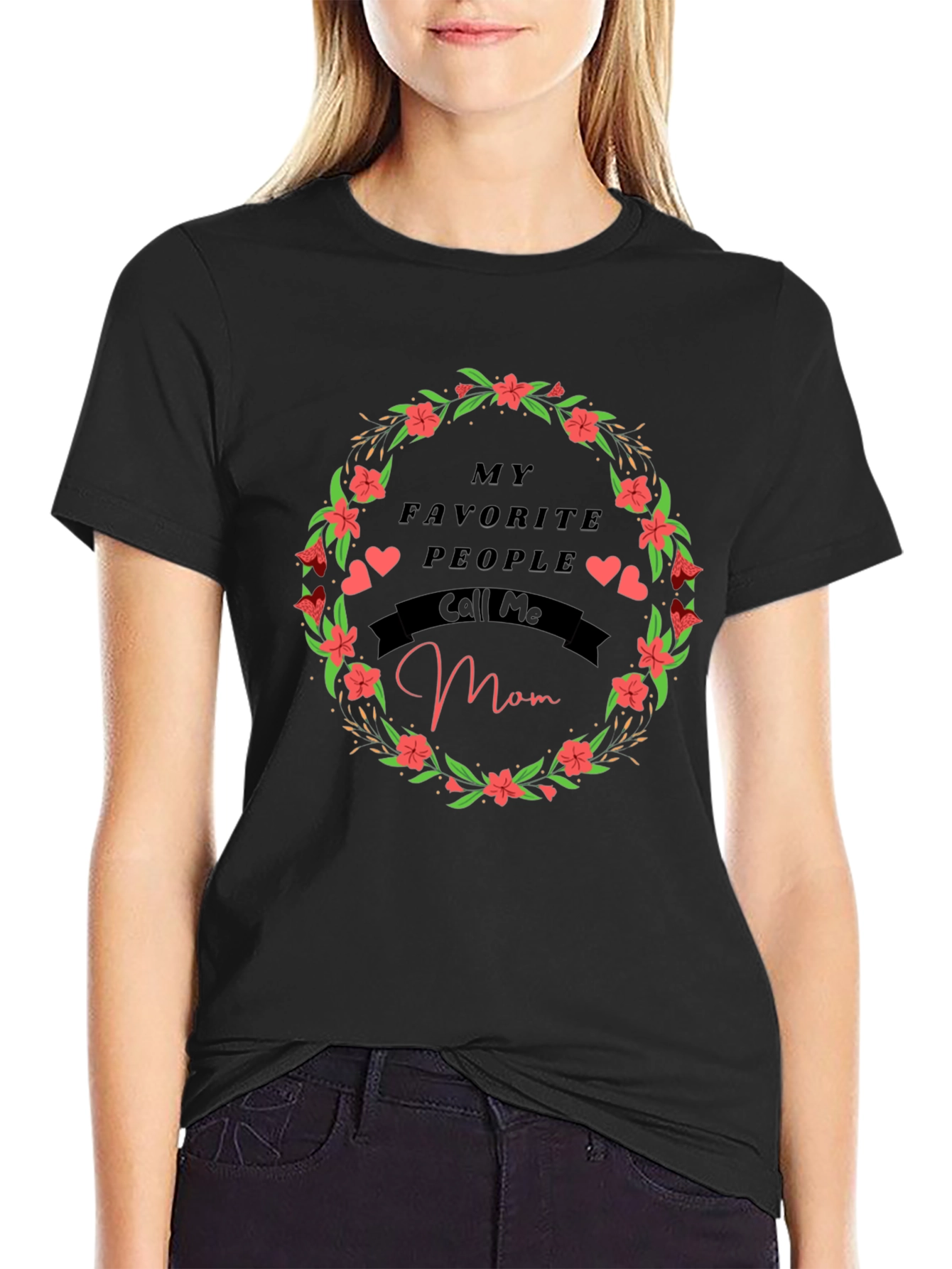 Floral Mom Graphic Tee