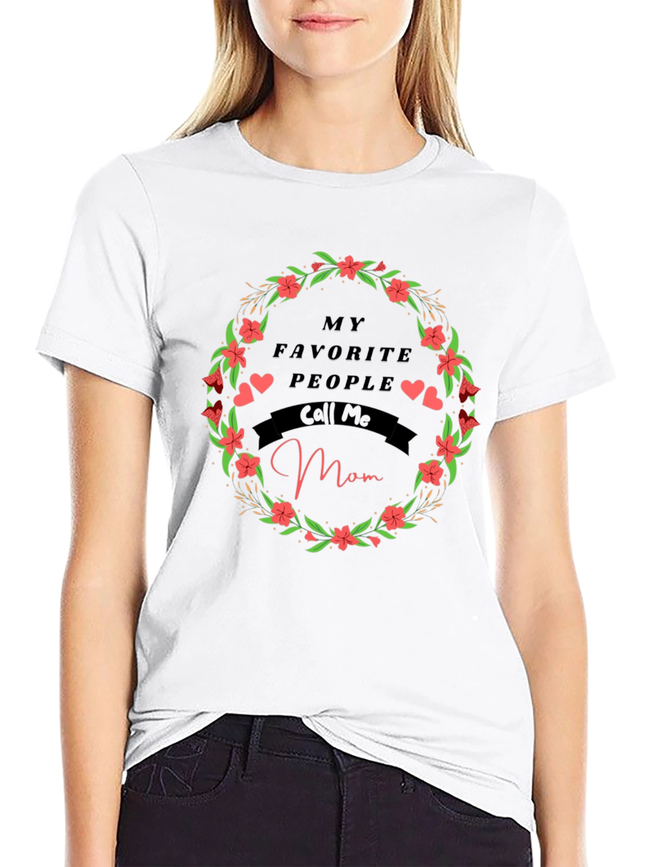 Floral Mom Graphic Tee
