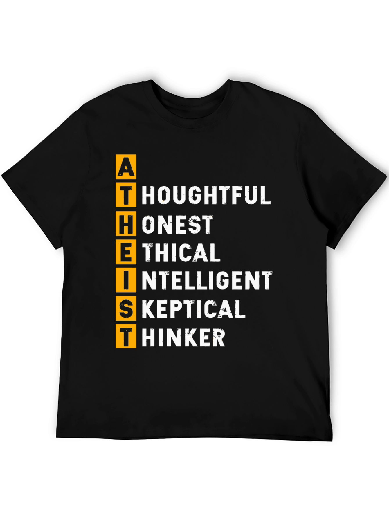 Atheist Definition T-Shirt - Thoughtful Honest Ethical