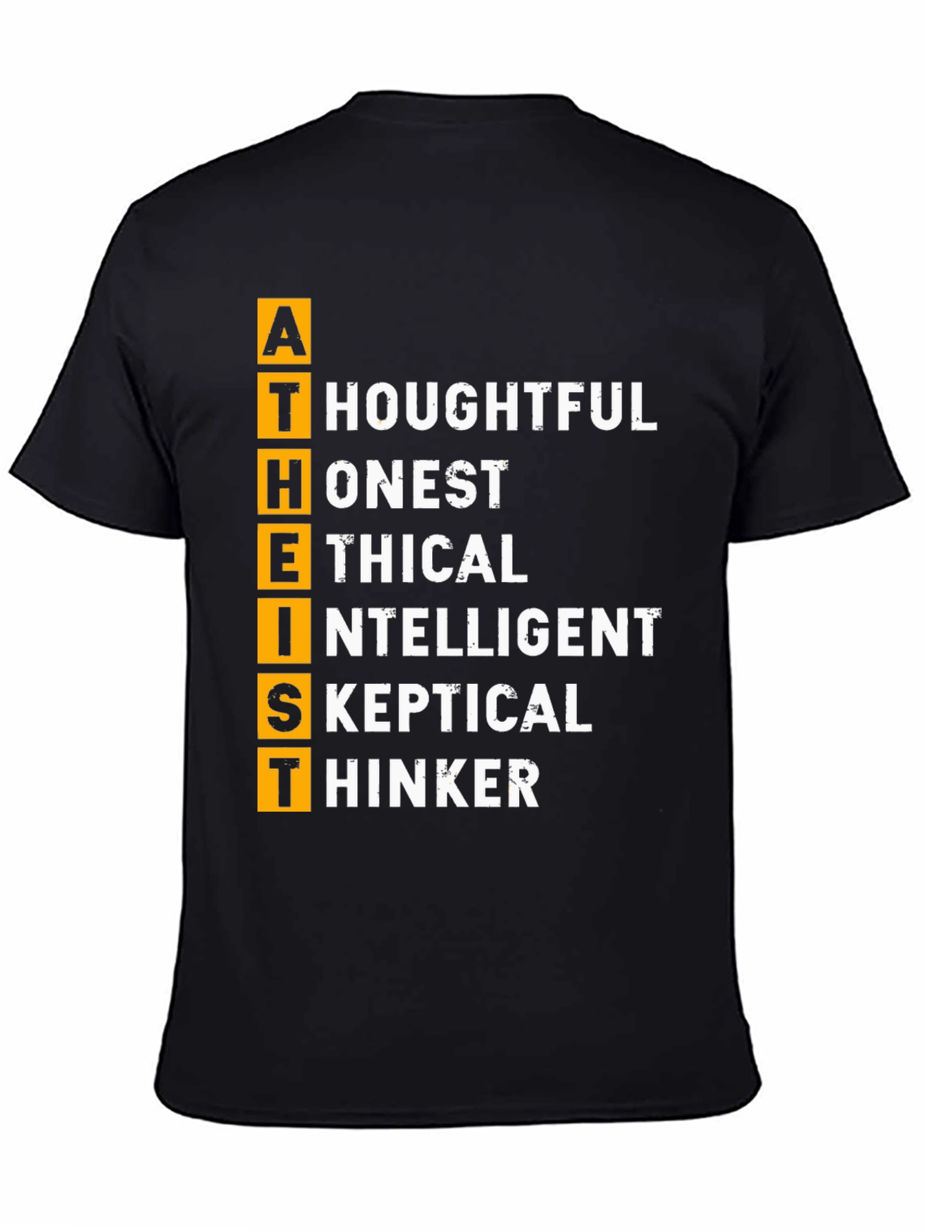 Atheist Definition T-Shirt - Thoughtful Honest Ethical