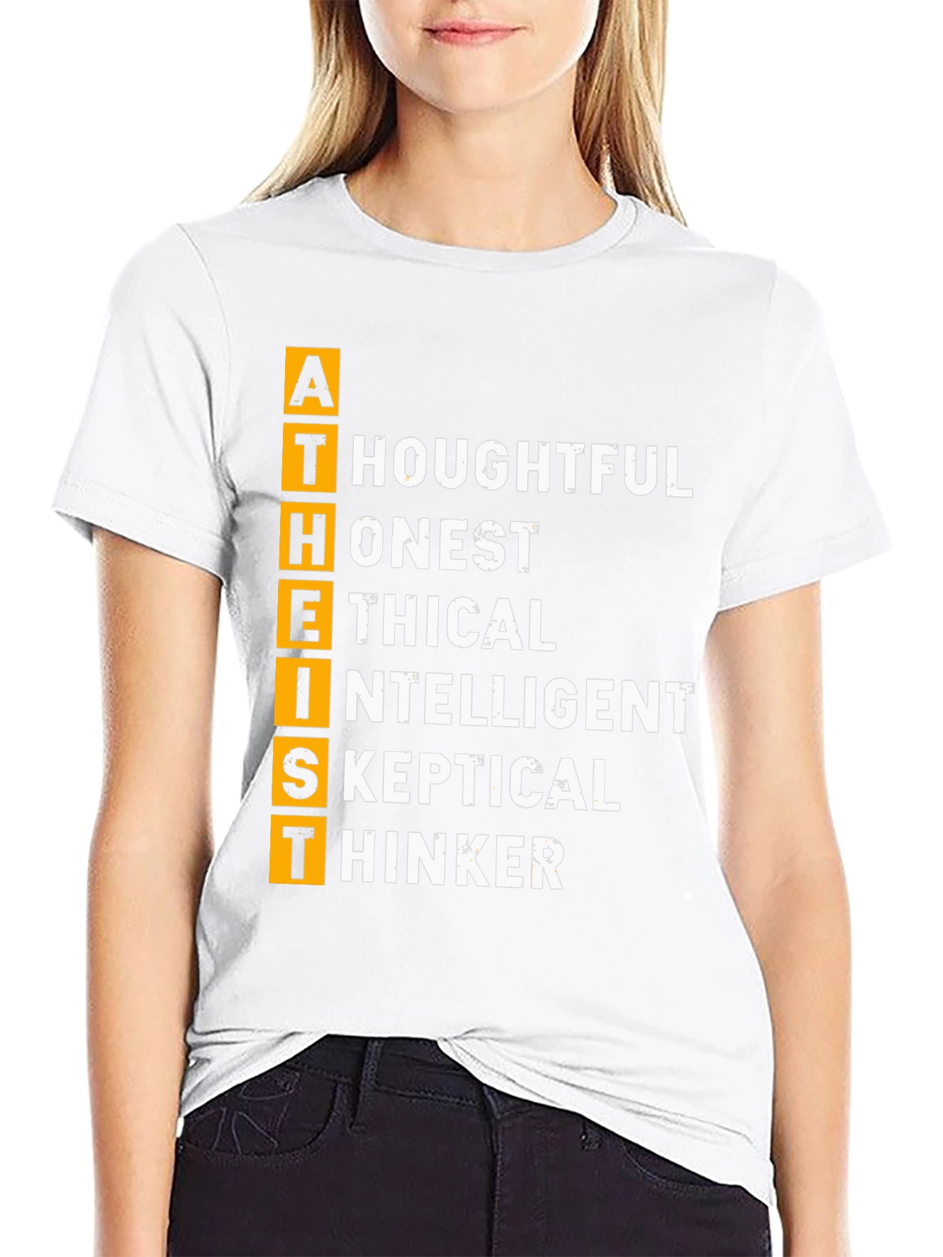 Atheist Definition T-Shirt - Thoughtful Honest Ethical