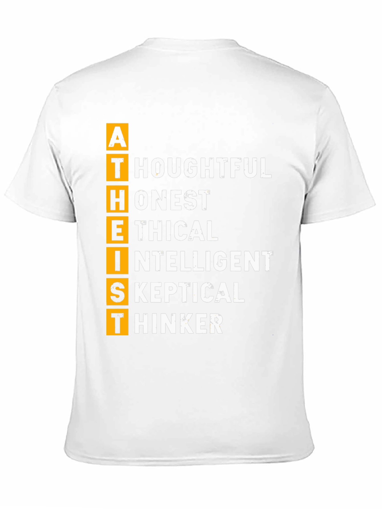 Atheist Definition T-Shirt - Thoughtful Honest Ethical