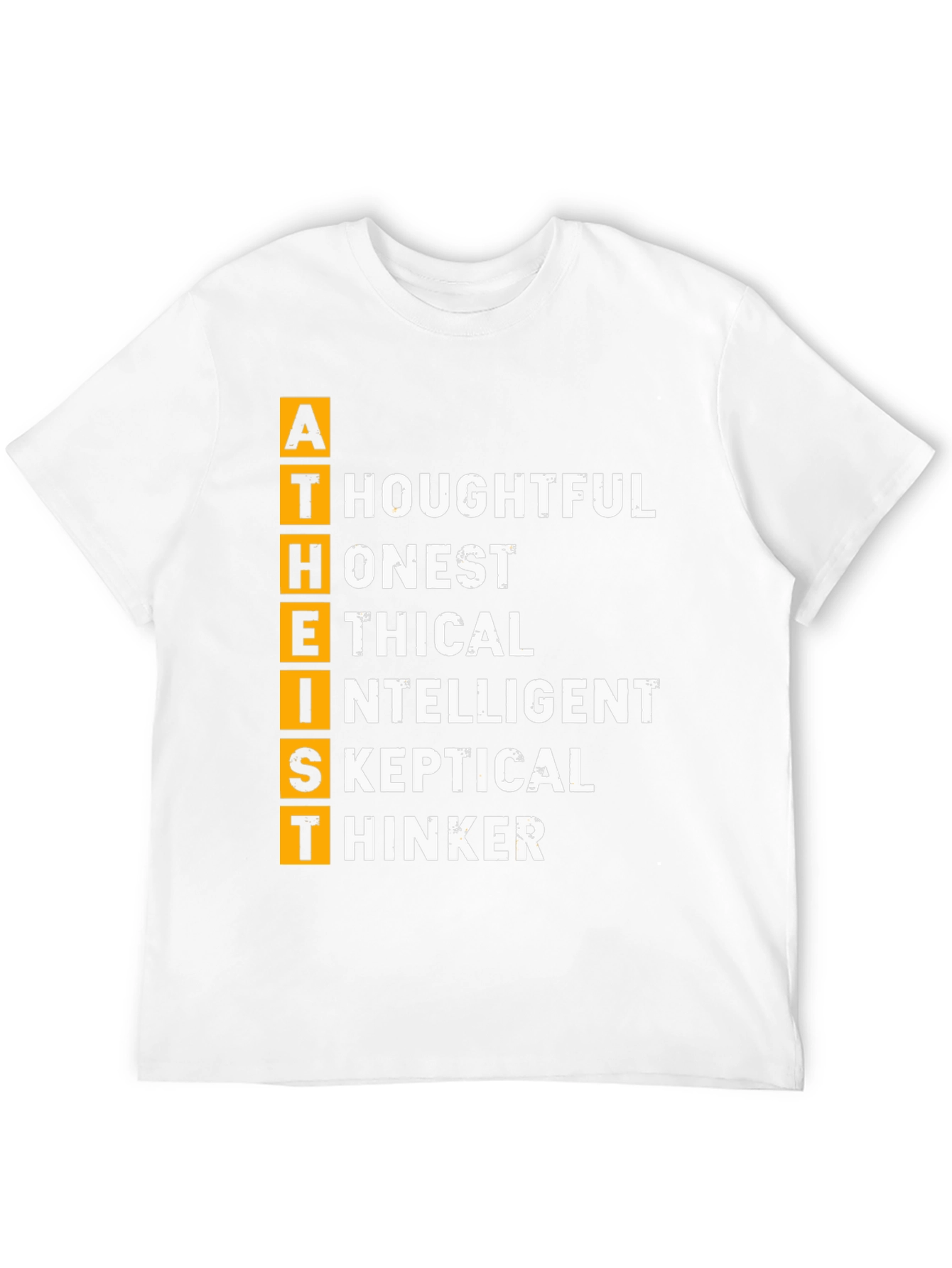 Atheist Definition T-Shirt - Thoughtful Honest Ethical
