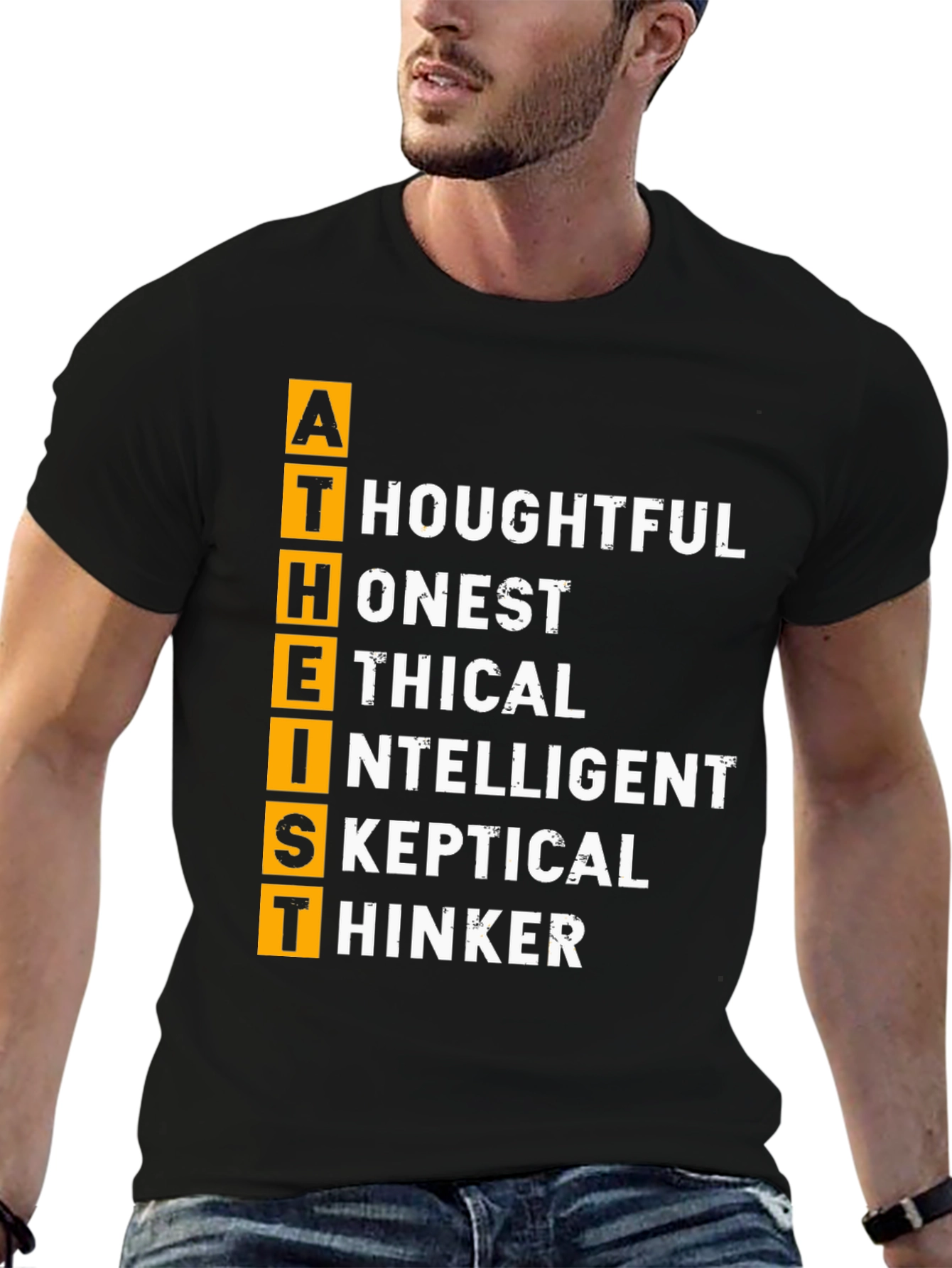 Atheist Definition T-Shirt - Thoughtful Honest Ethical