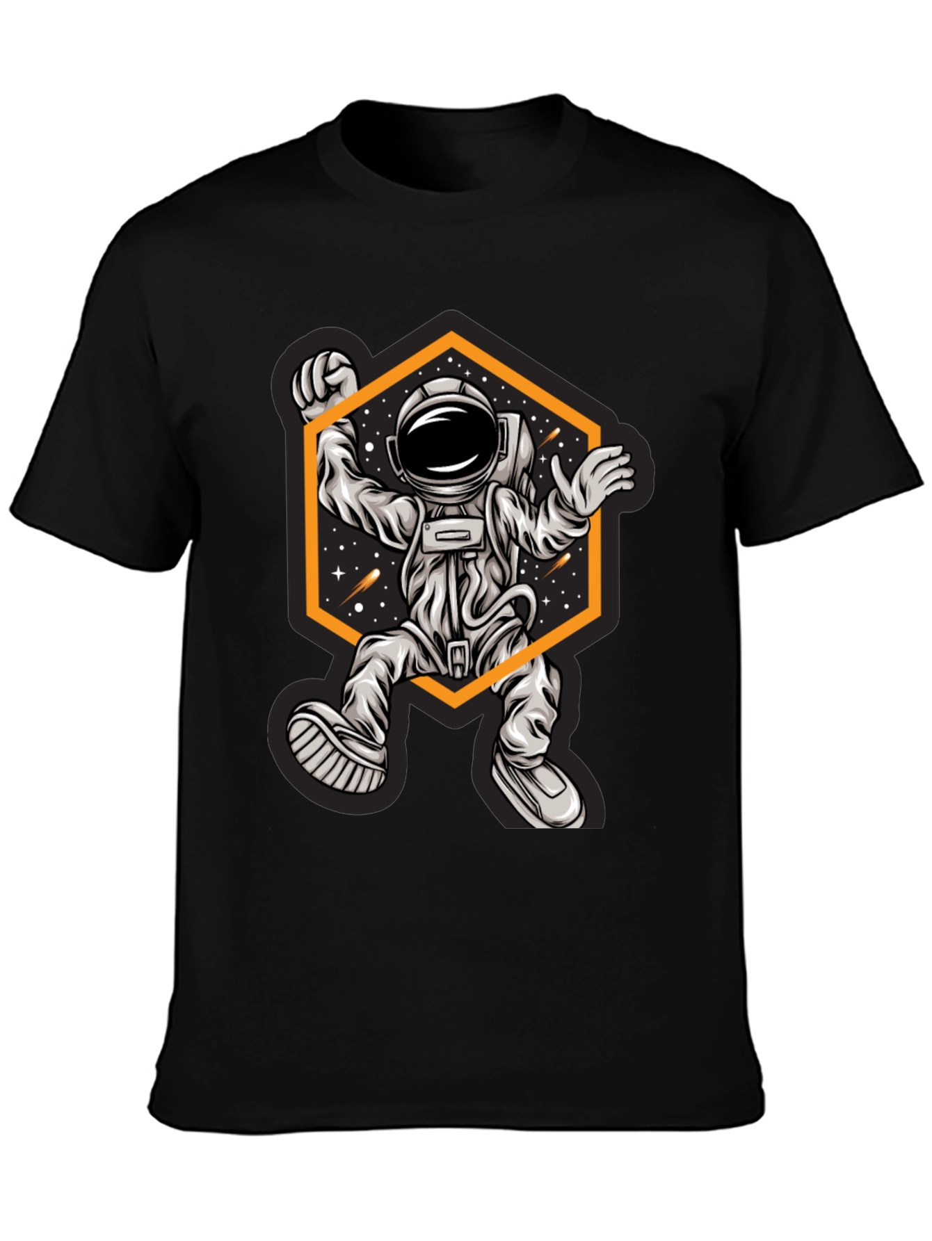 Astronaut in Space T-Shirt - Graphic Tee