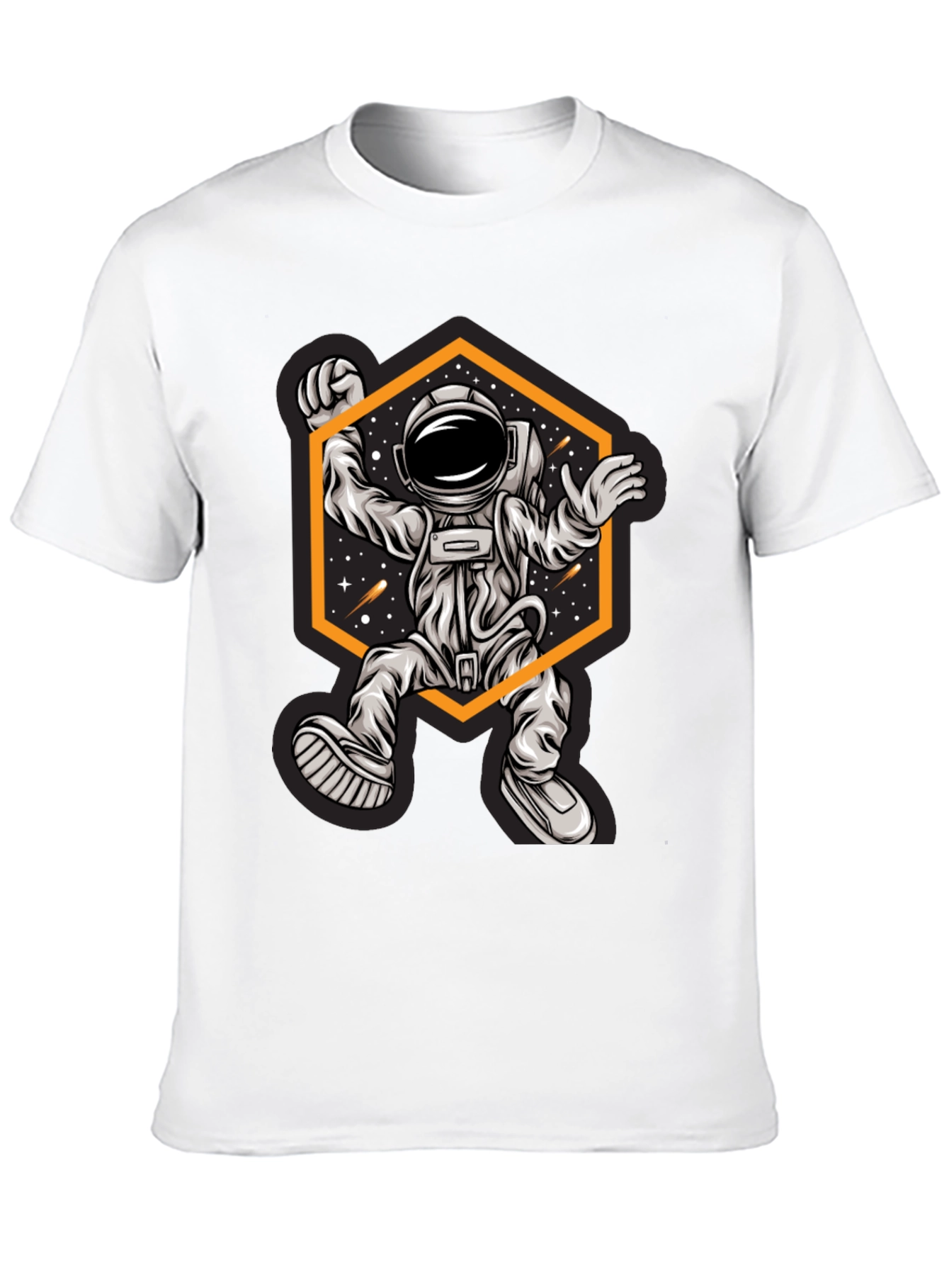 Astronaut in Space T-Shirt - Graphic Tee