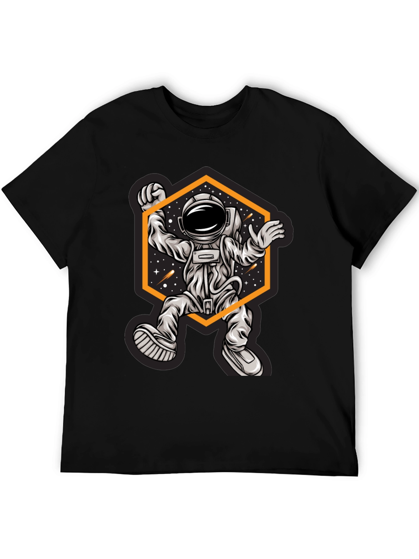 Astronaut in Space T-Shirt - Graphic Tee