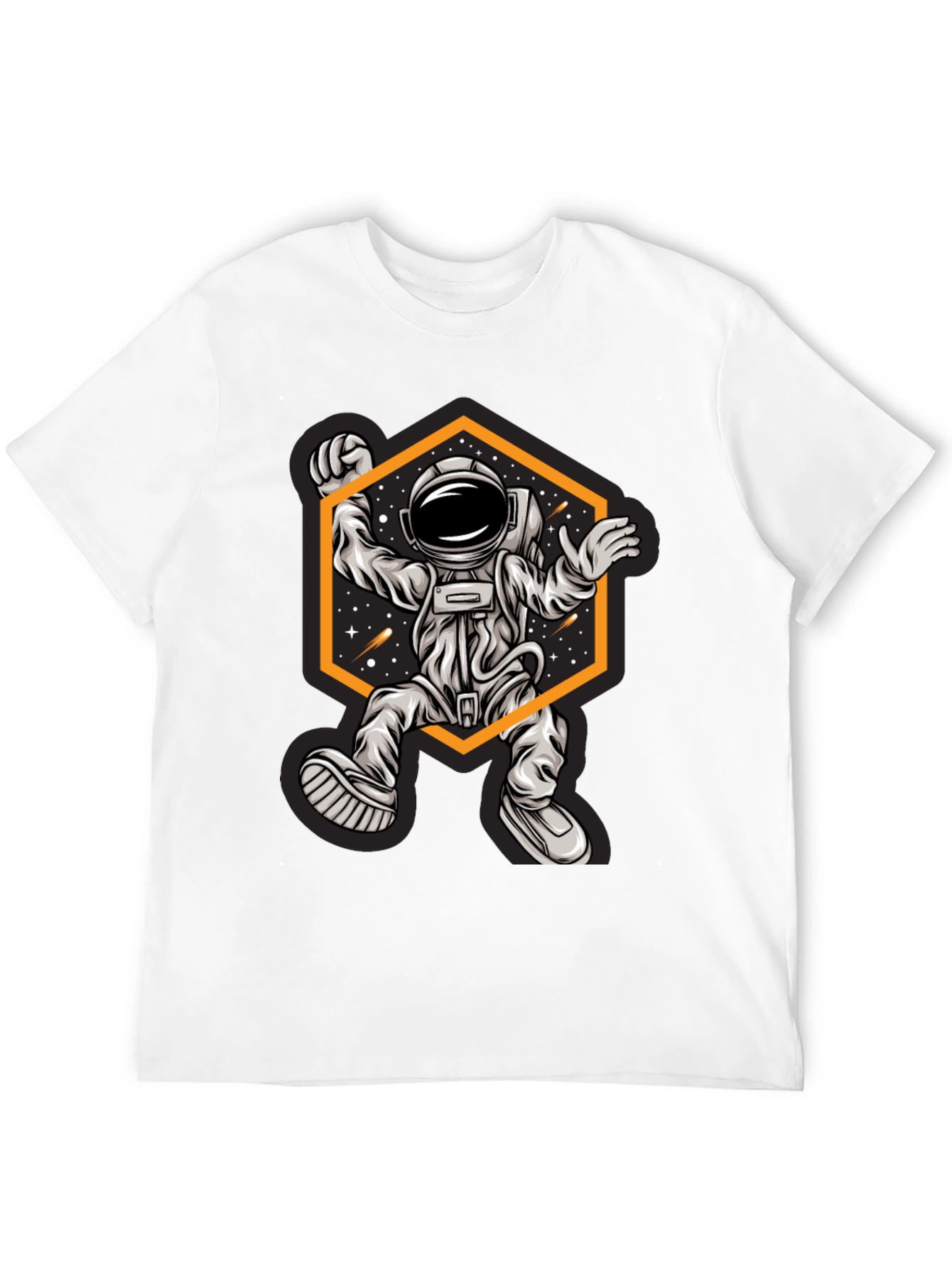 Astronaut in Space T-Shirt - Graphic Tee