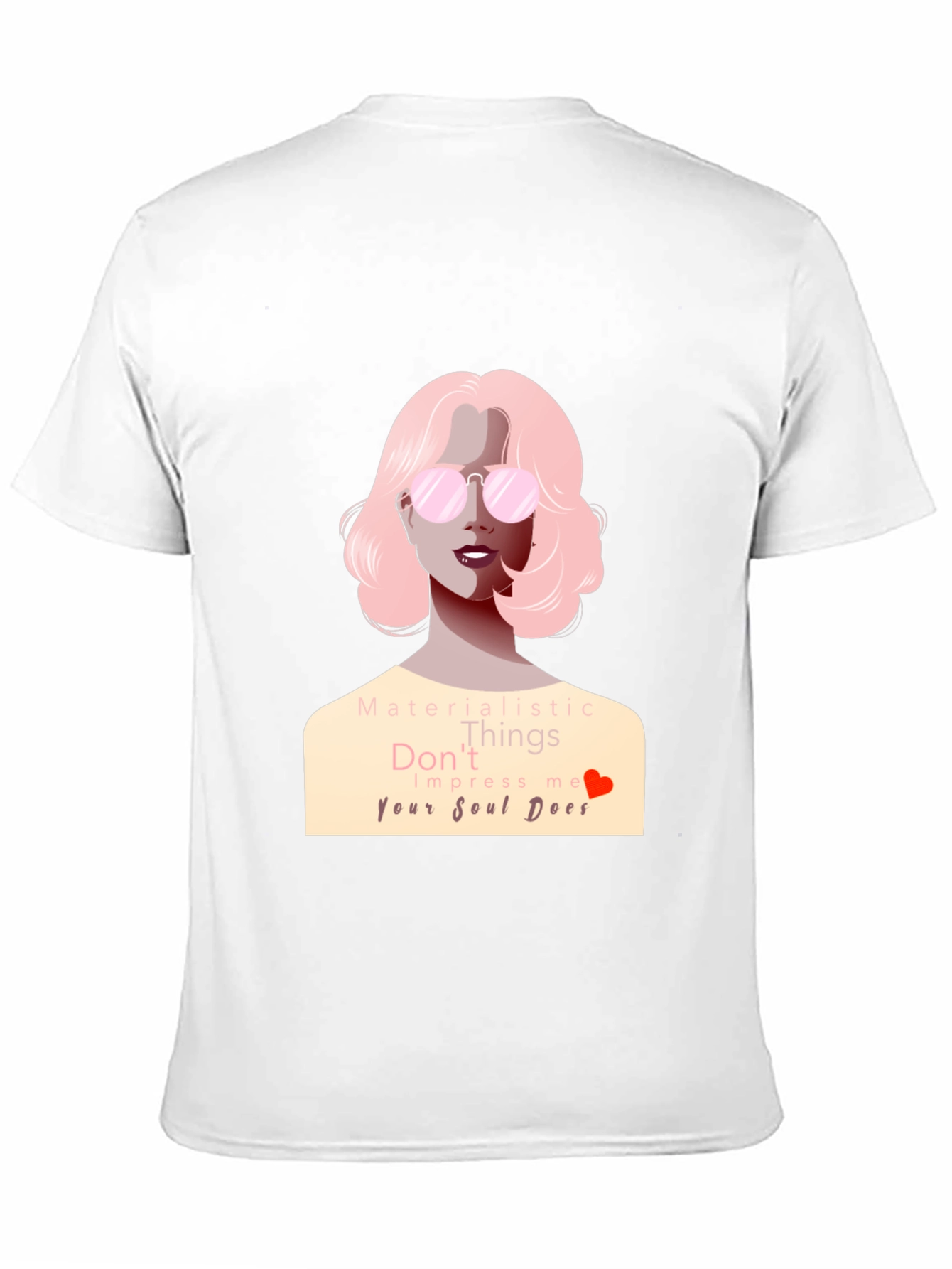 Stylish Black T-Shirt with Soul Design
