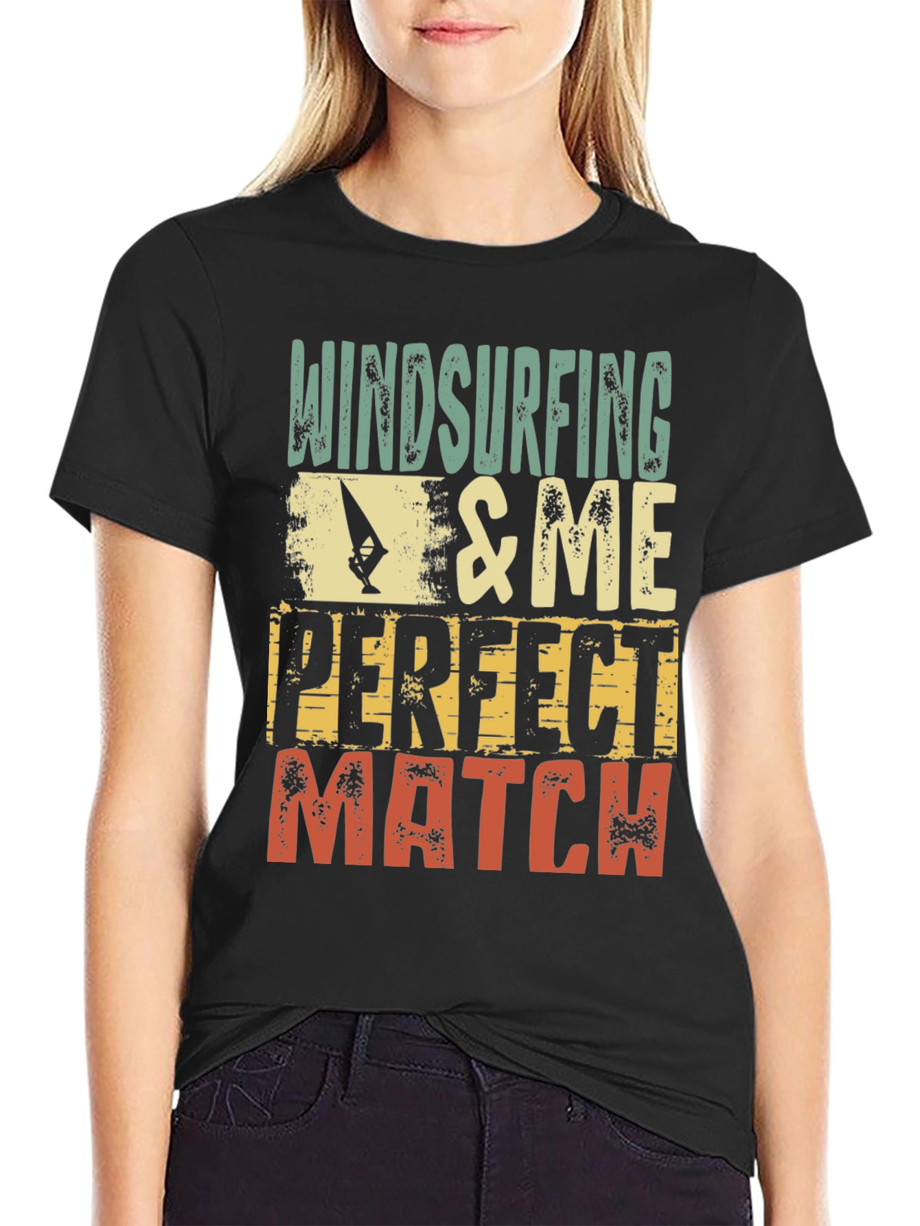 Windsurfing Perfect Match Graphic Tee
