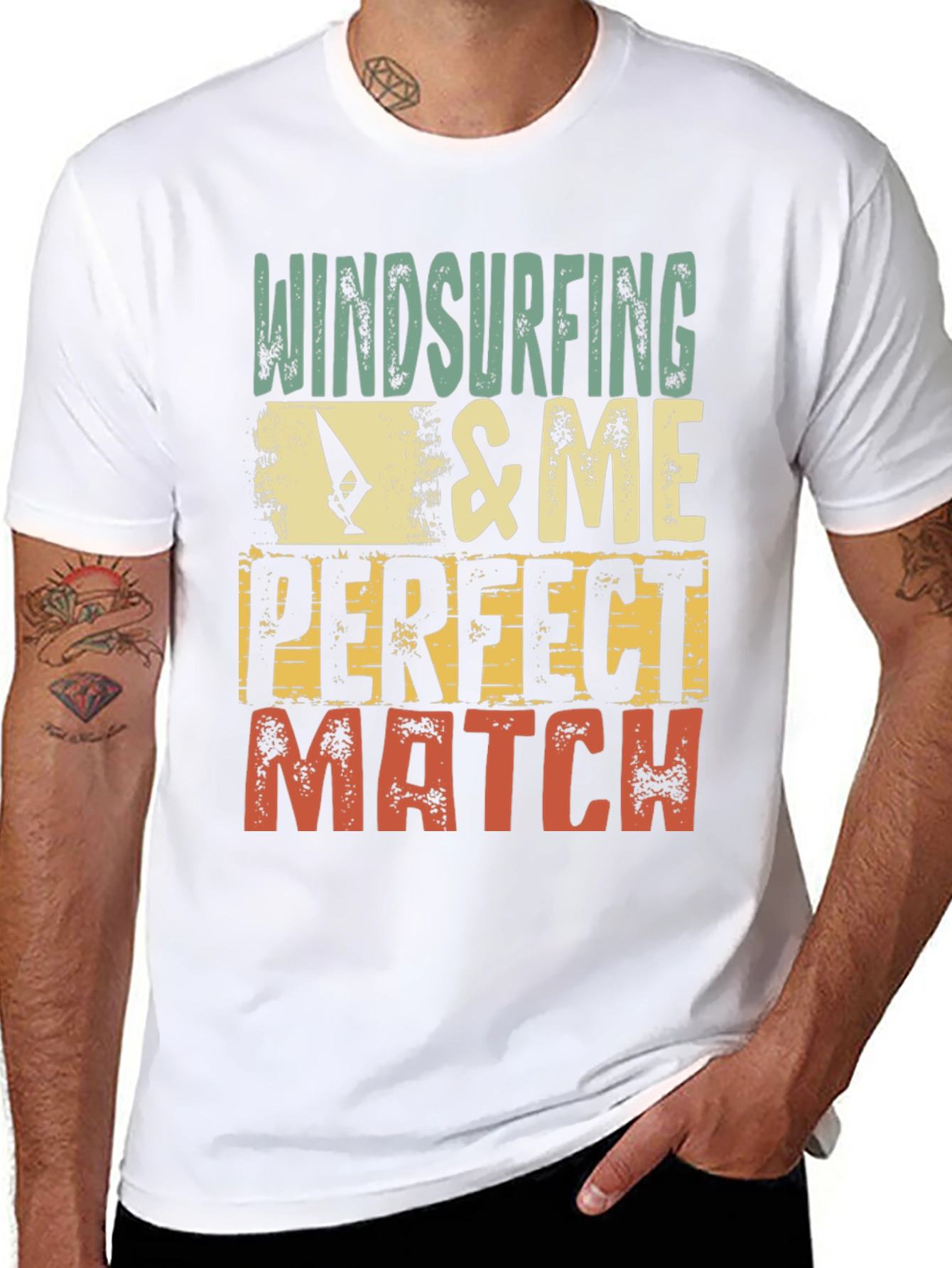 Windsurfing Perfect Match Graphic Tee