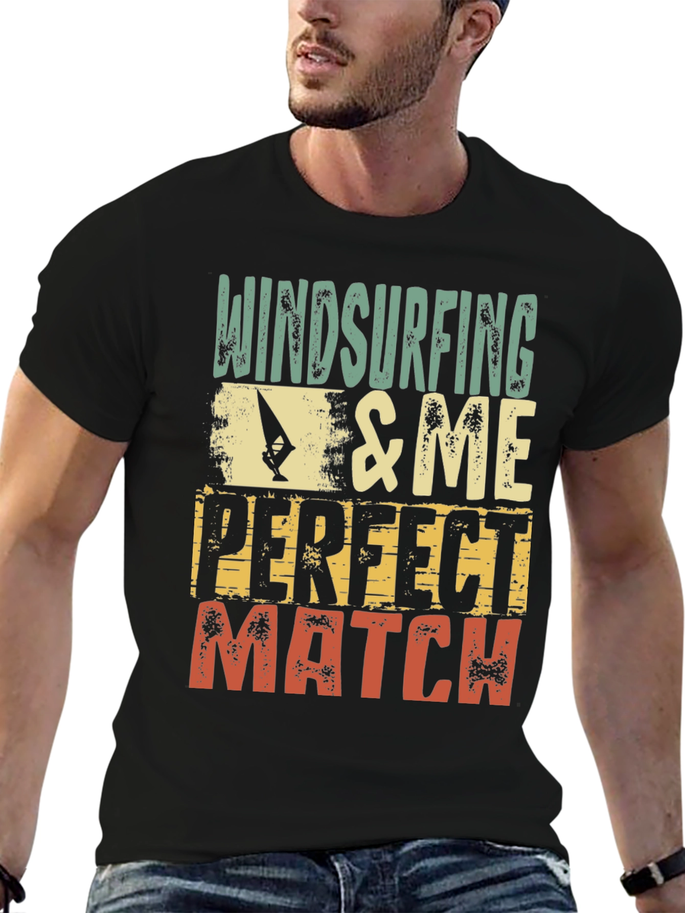 Windsurfing Perfect Match Graphic Tee