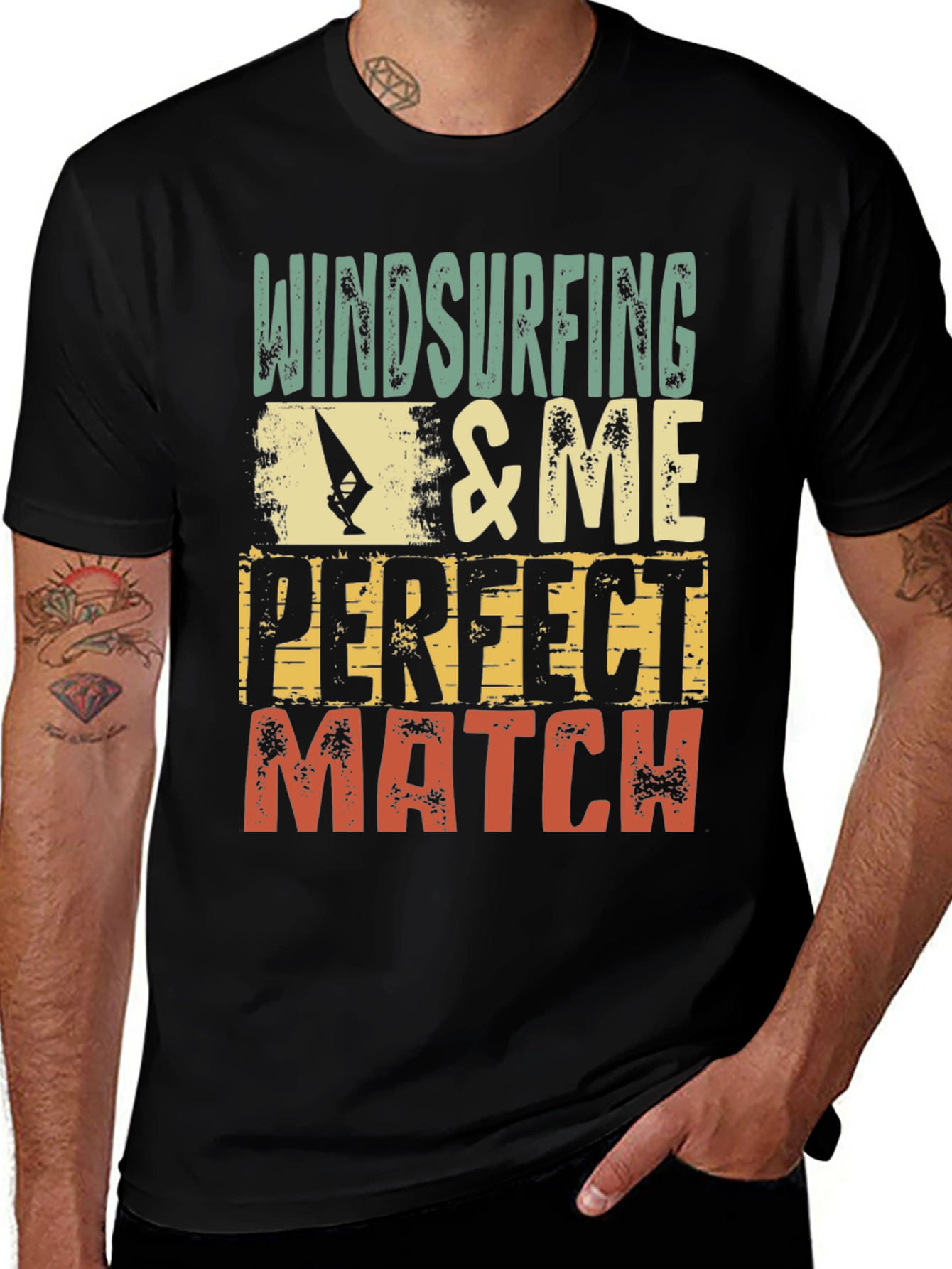 Windsurfing Perfect Match Graphic Tee