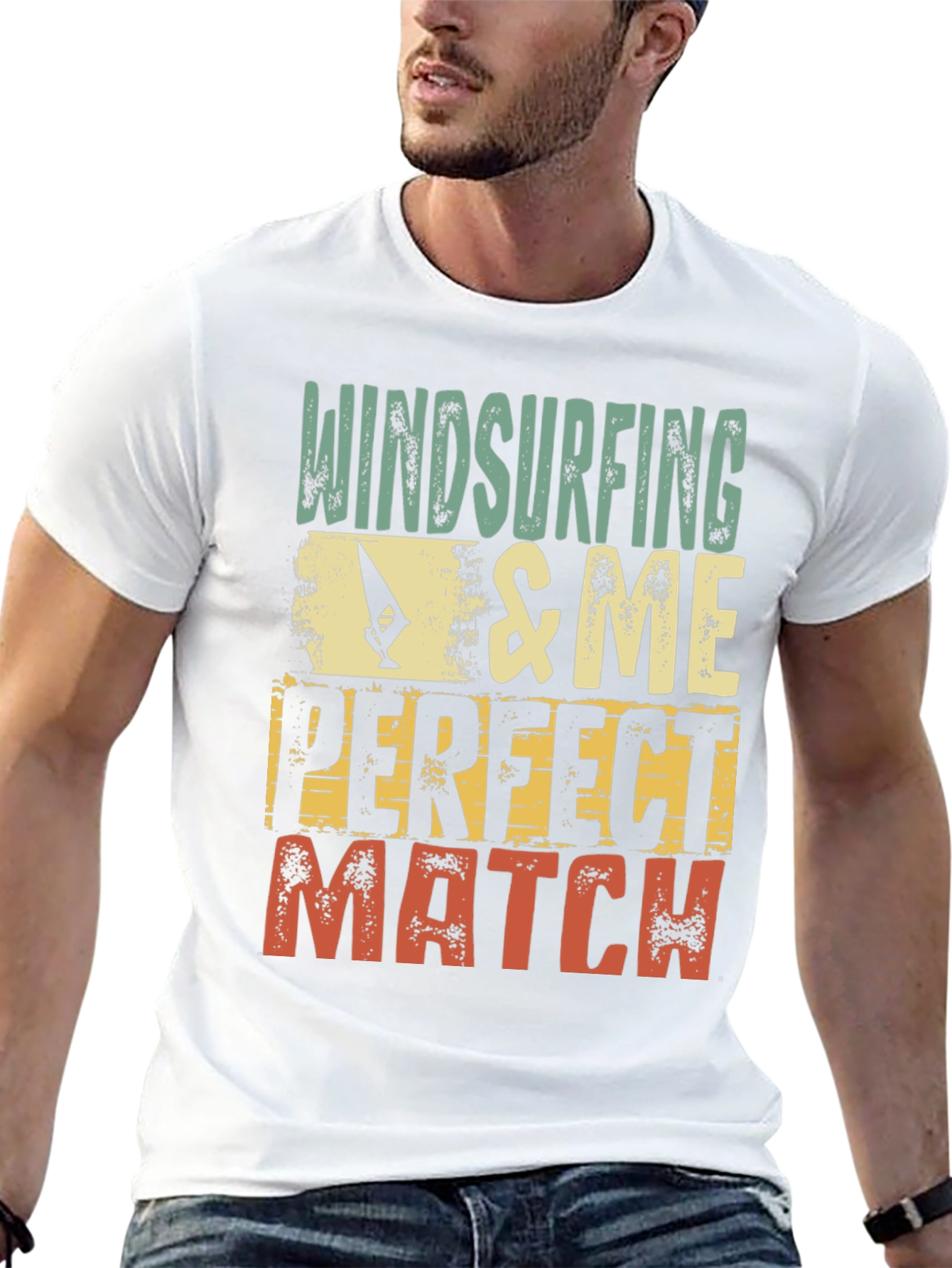 Windsurfing Perfect Match Graphic Tee
