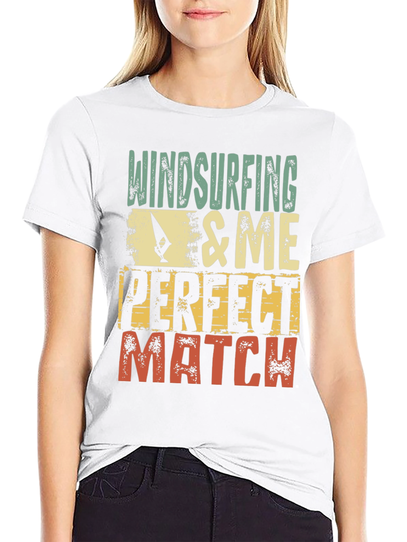 Windsurfing Perfect Match Graphic Tee
