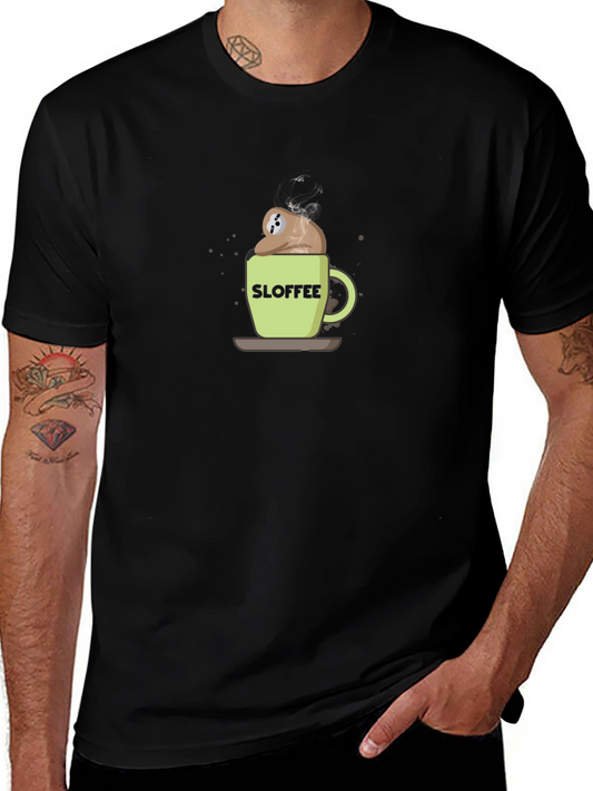 Sloth Coffee T-Shirt - Sloffee Funny Tee