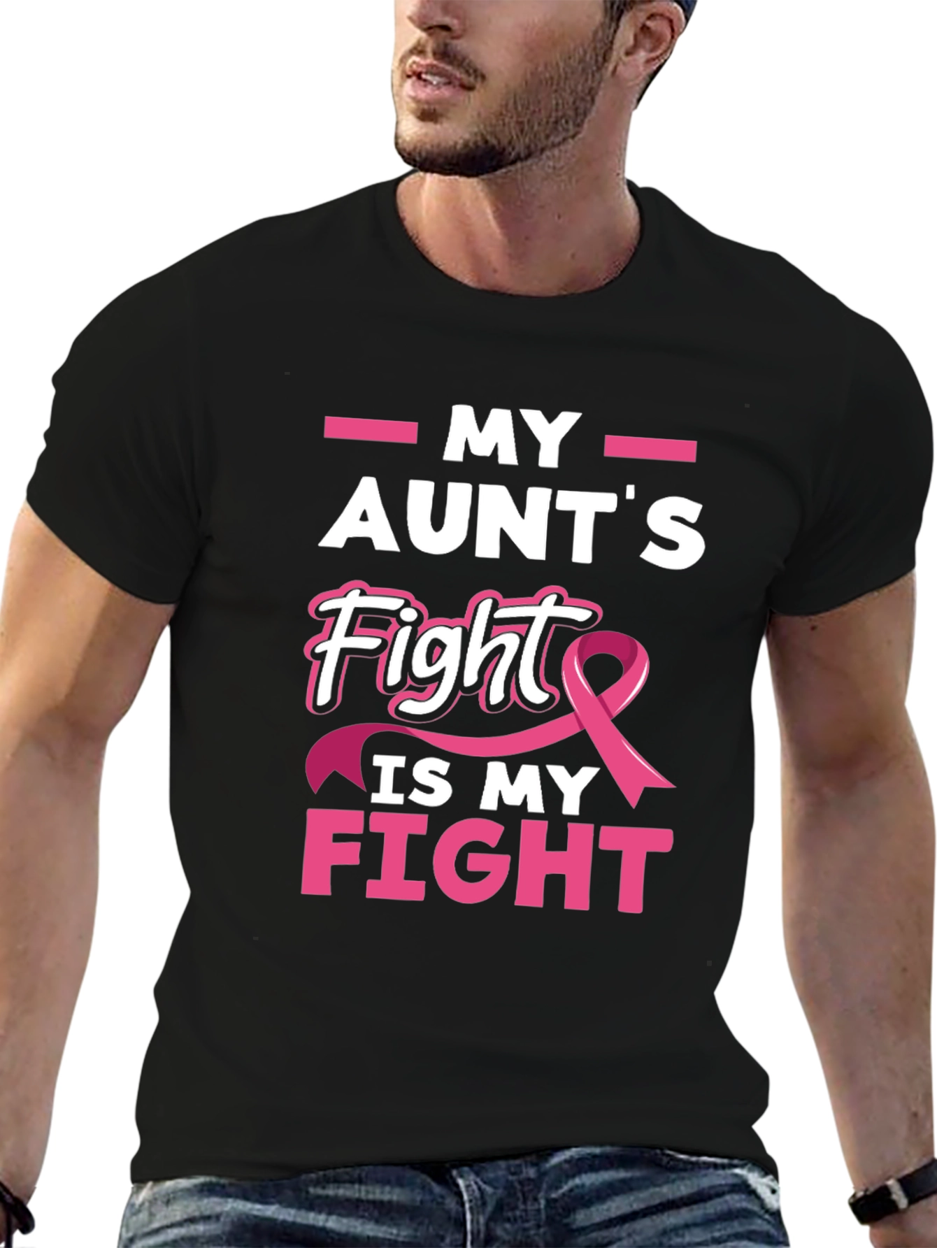 My Aunts Fight Breast Cancer Awareness T-Shirt