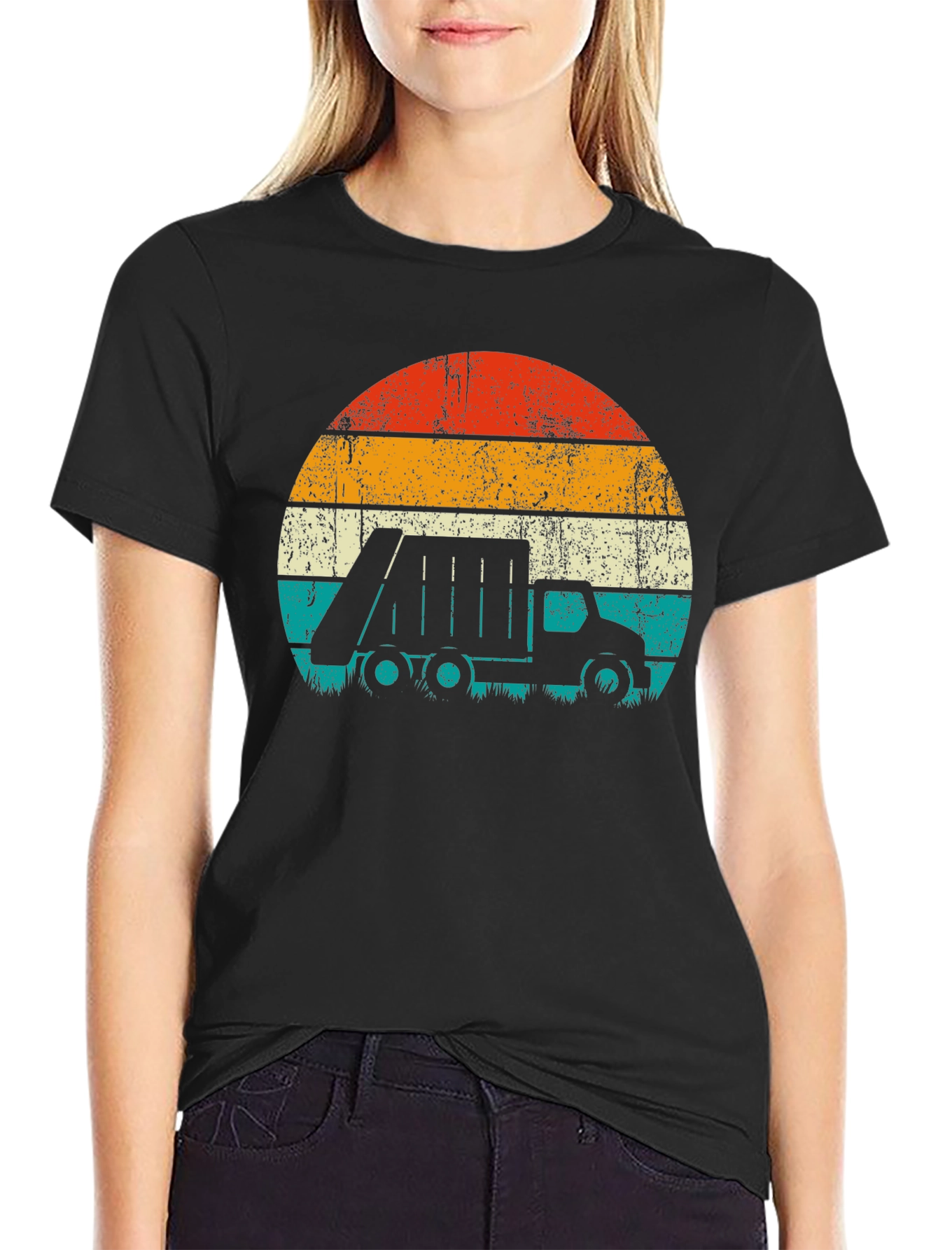 Retro Garbage Truck T-Shirt