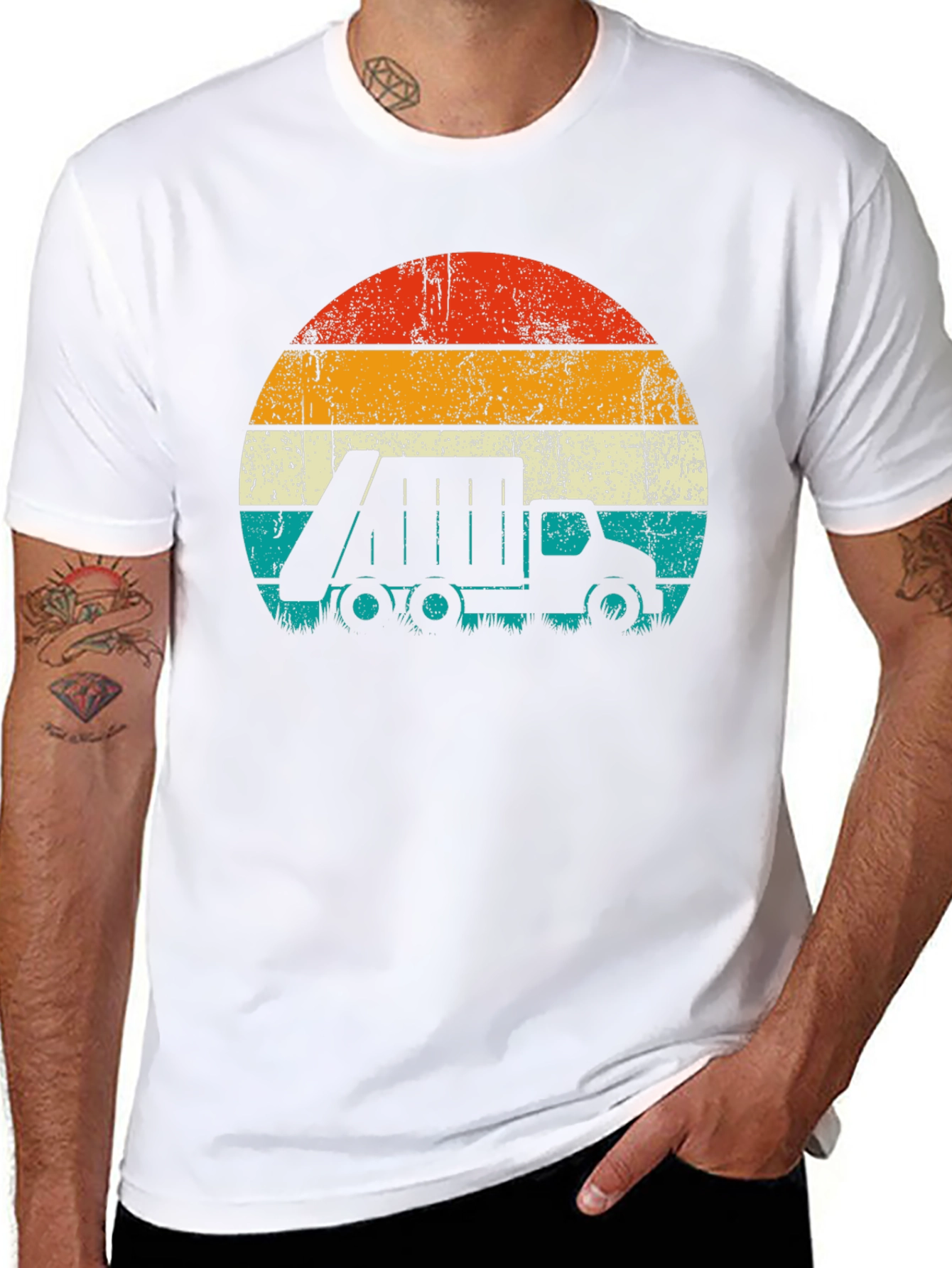 Retro Garbage Truck T-Shirt
