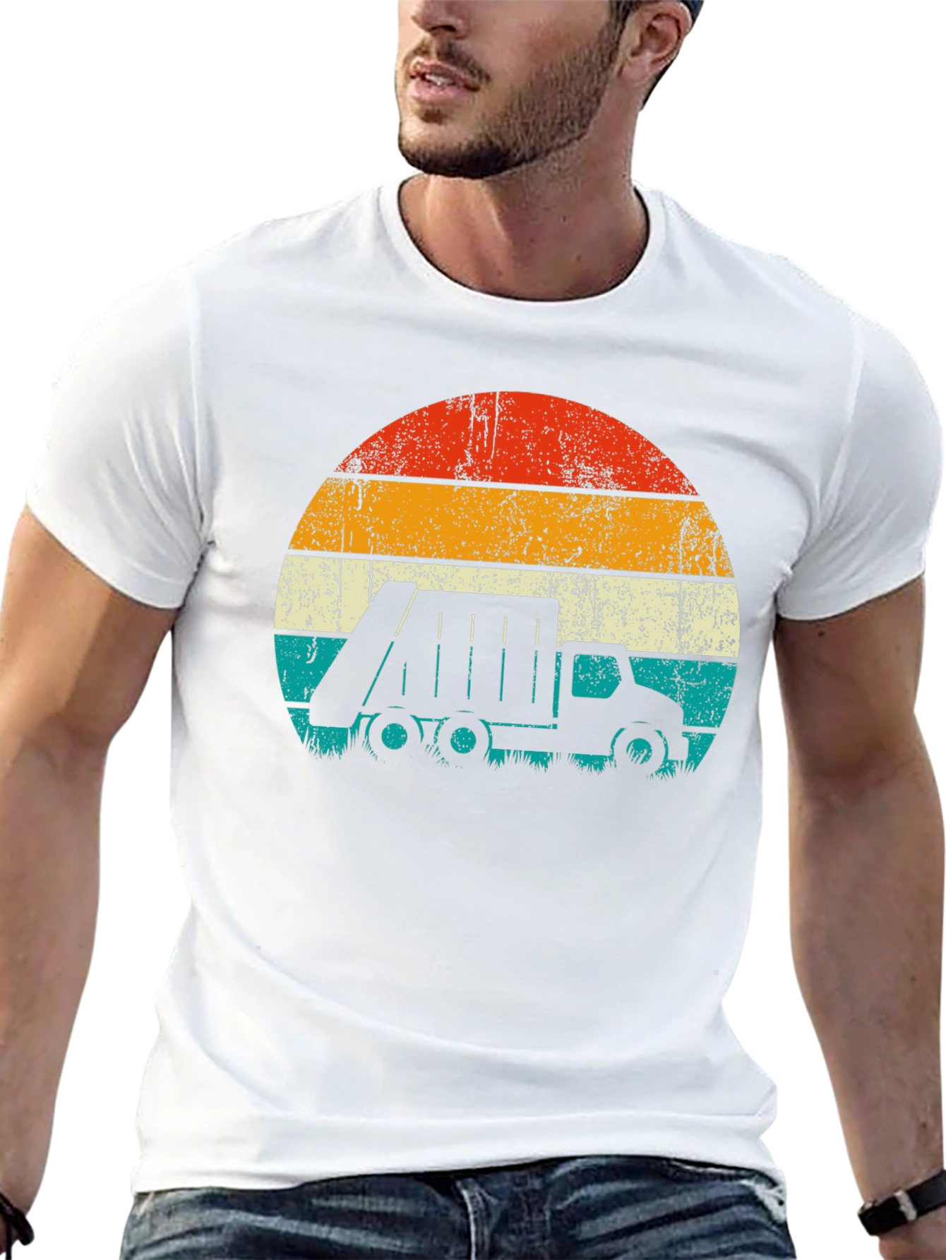 Retro Garbage Truck T-Shirt