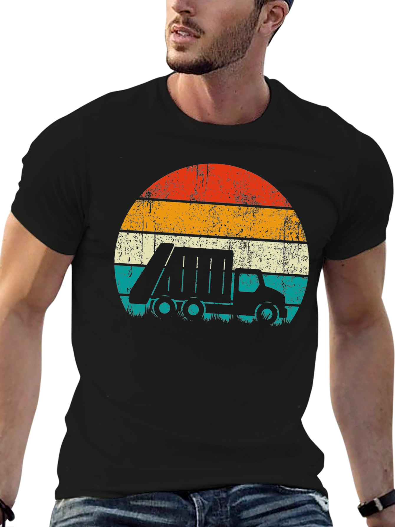 Retro Garbage Truck T-Shirt