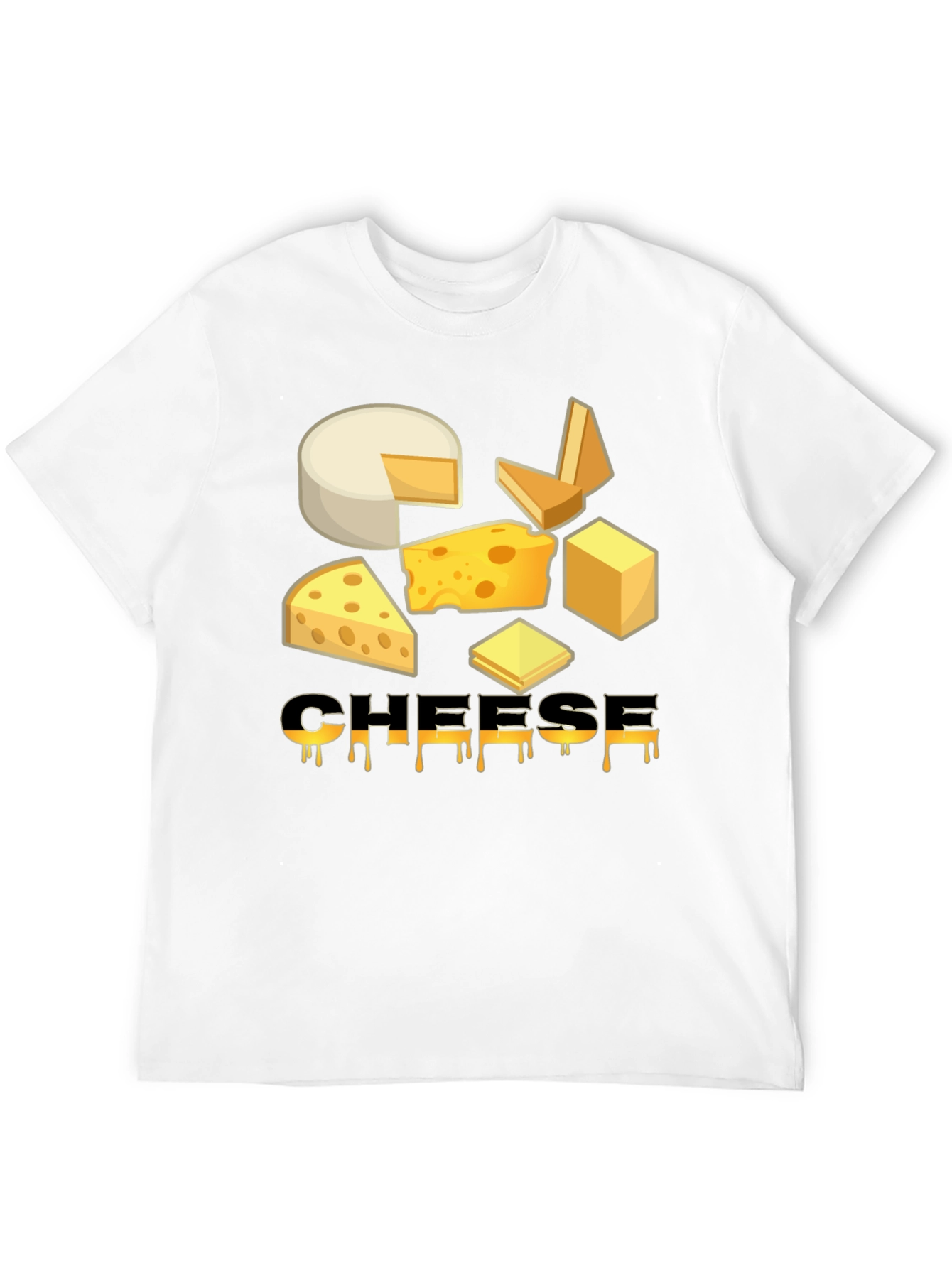 Cheese Lover T-Shirt - Funny Food Graphic Tee