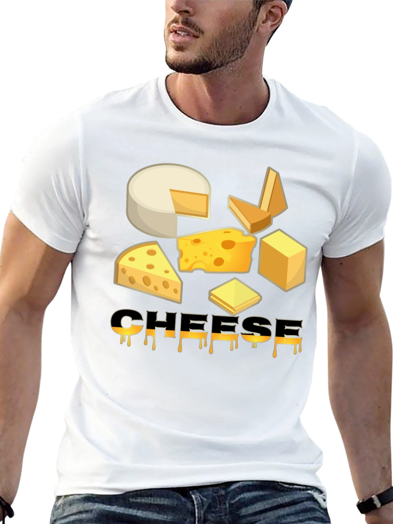 Cheese Lover T-Shirt - Funny Food Graphic Tee