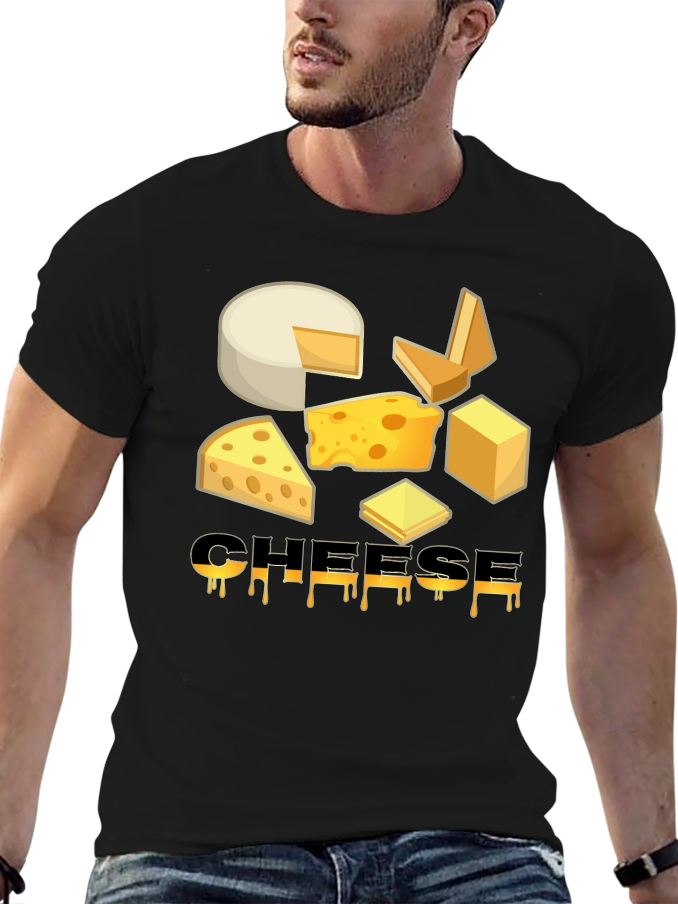 Cheese Lover T-Shirt - Funny Food Graphic Tee