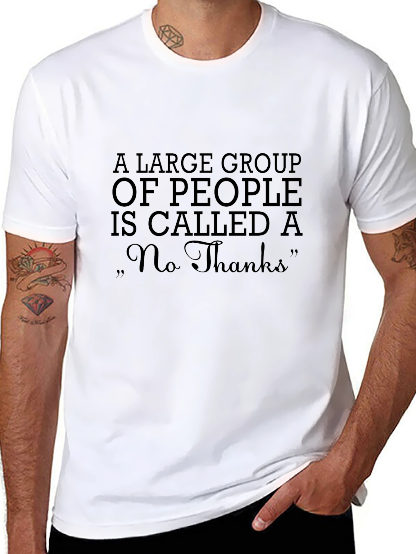 Funny No Thanks Sarcastic T-Shirt