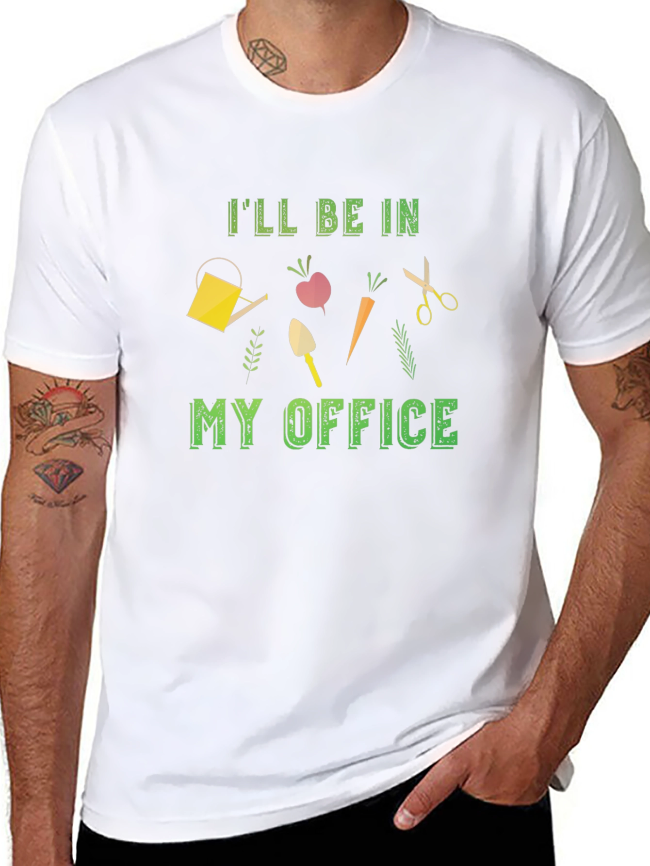 Gardeners Office T-Shirt - Black