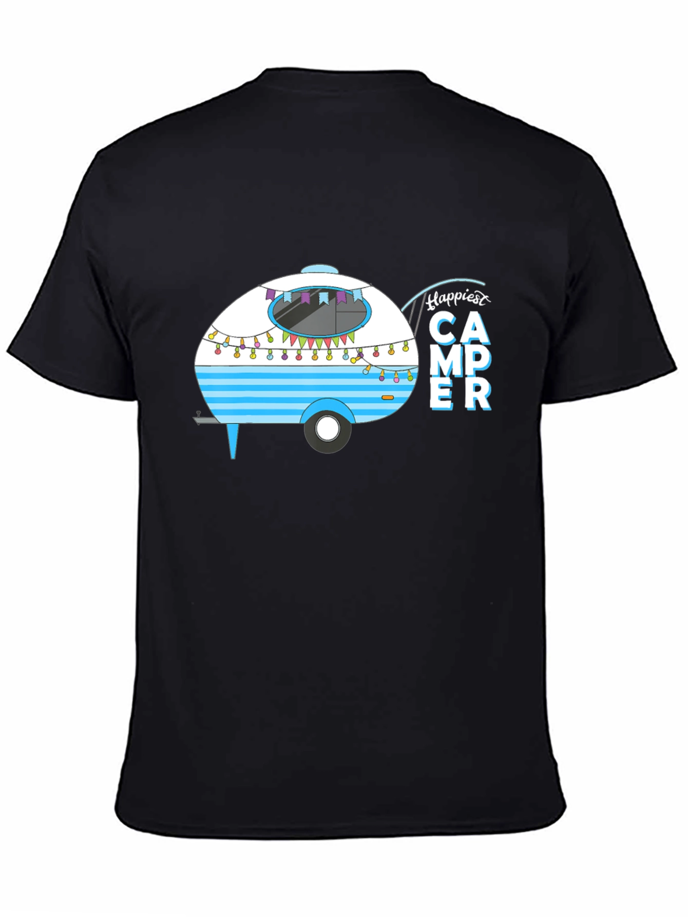 Happiest Camper T-Shirt - Black