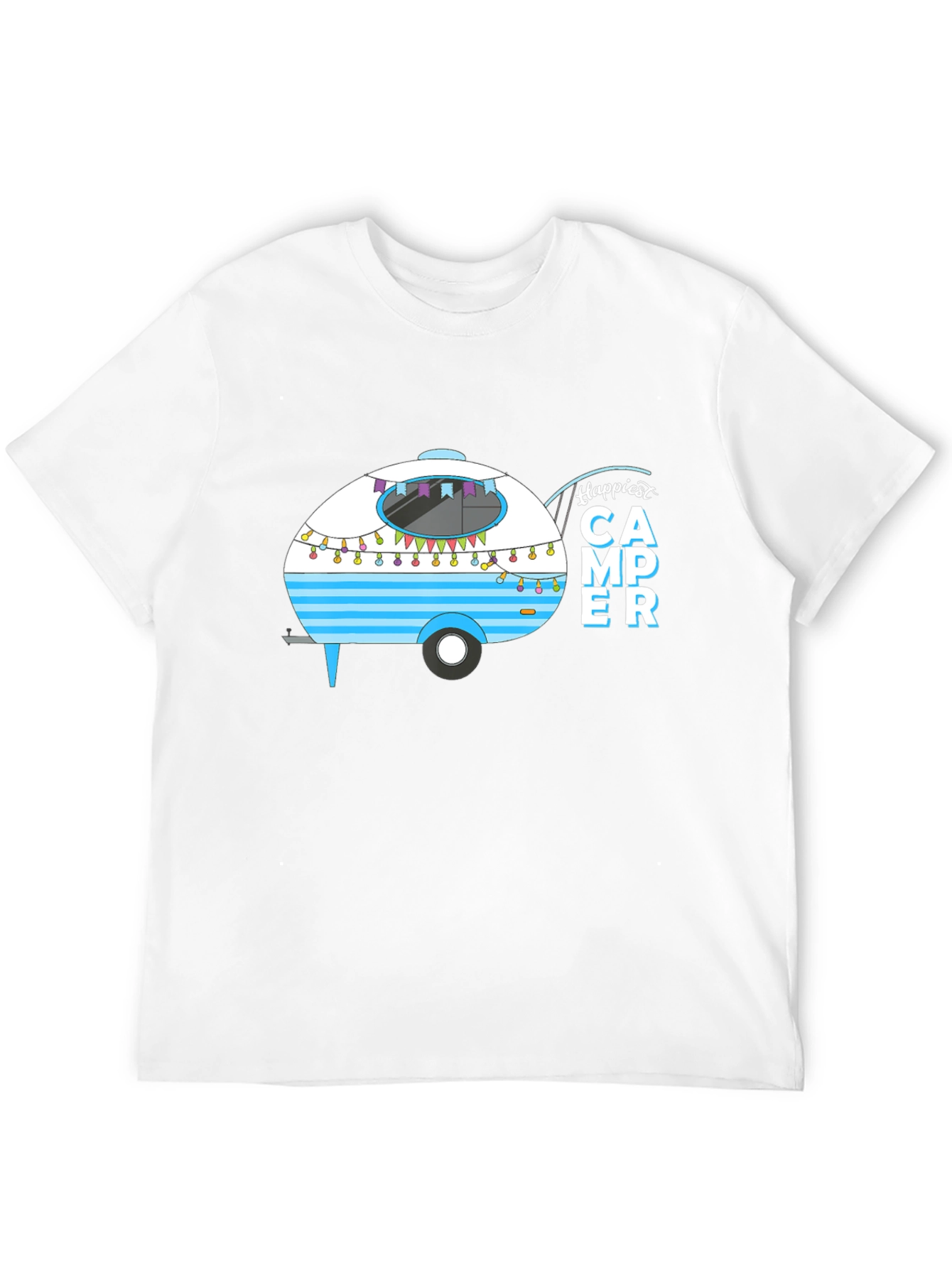 Happiest Camper T-Shirt - Black