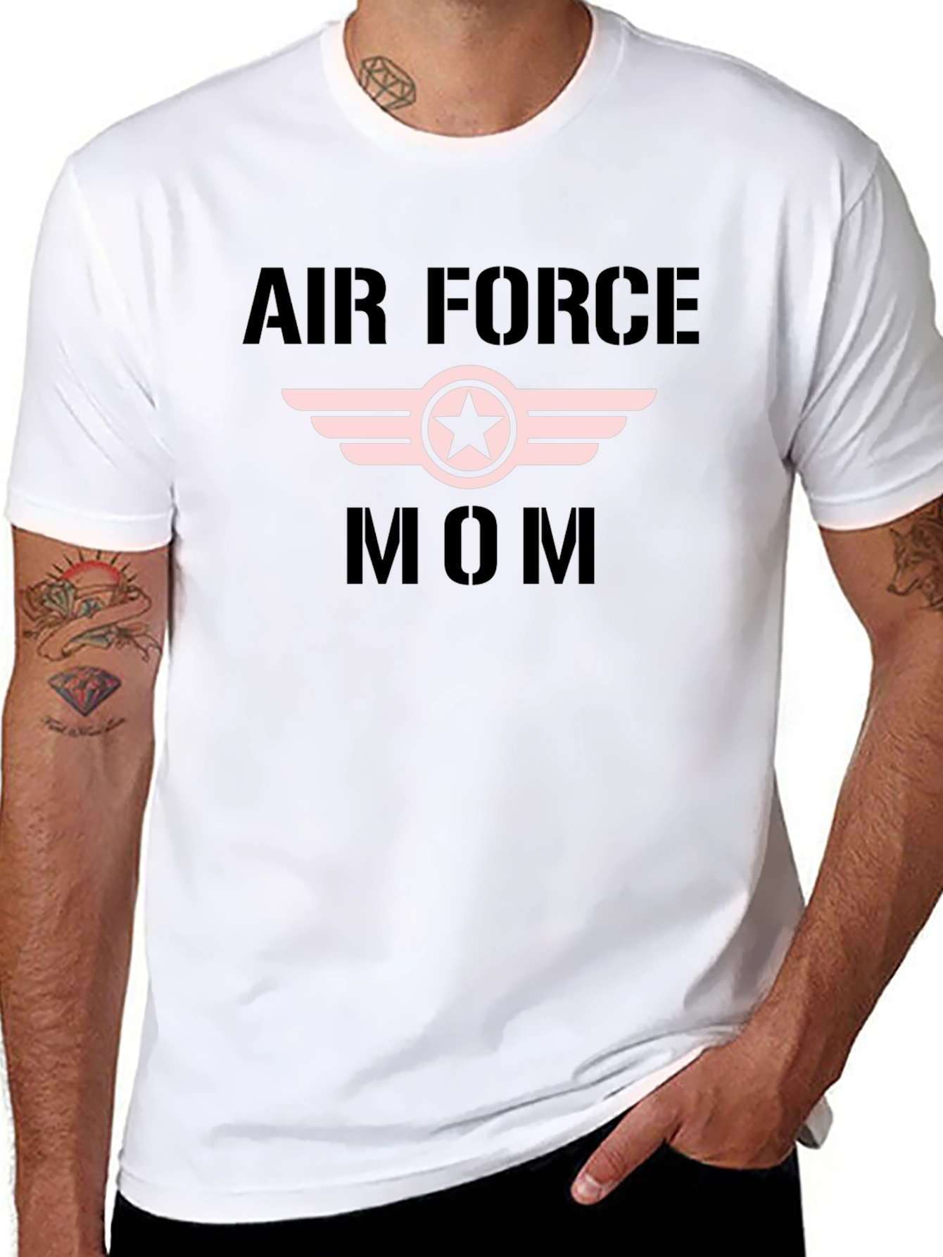 Air Force Mom Graphic T-Shirt