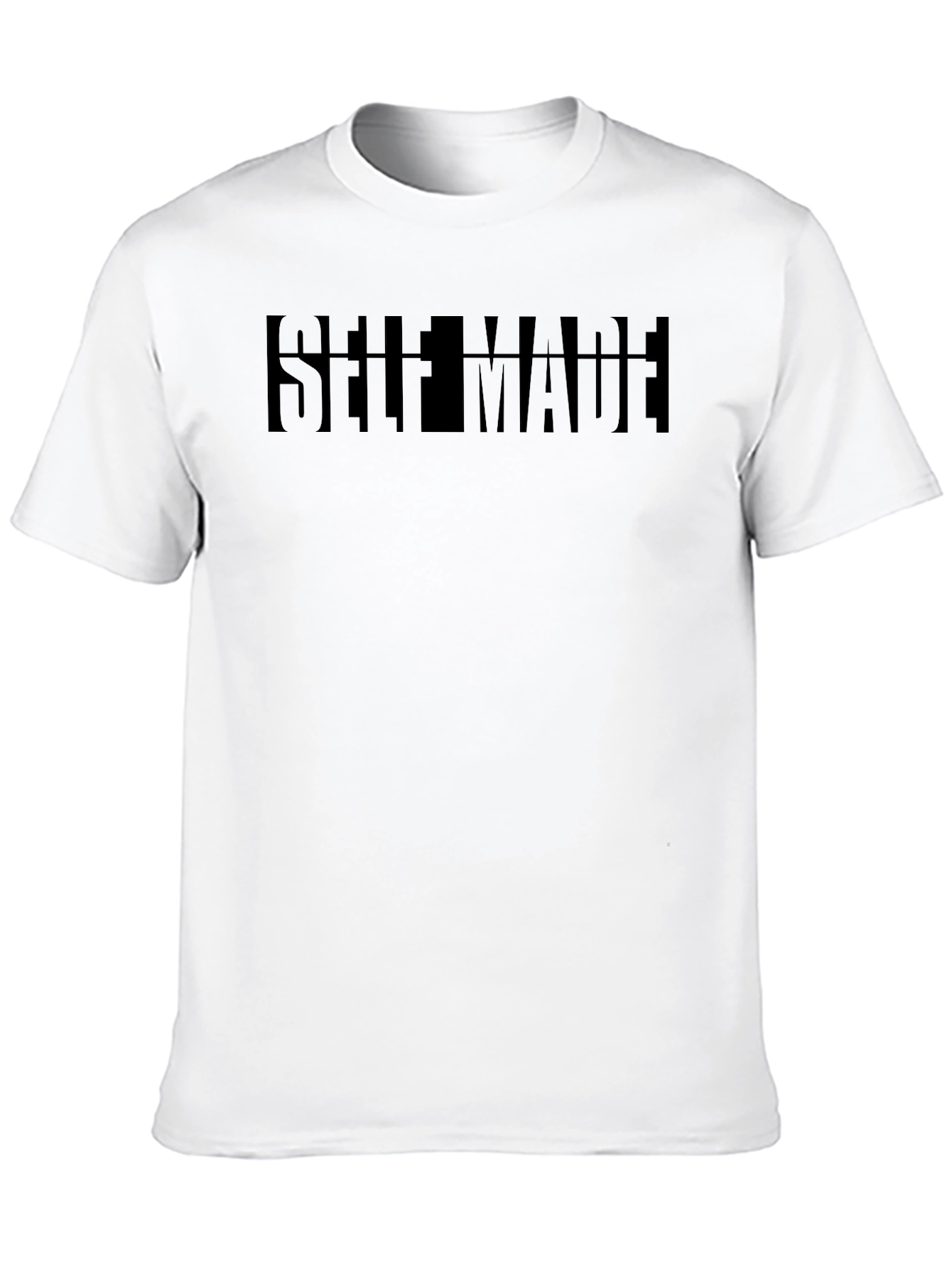Self Made Black Graphic T-Shirt