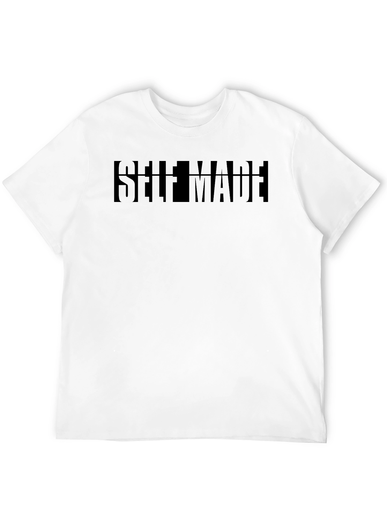 Self Made Black Graphic T-Shirt